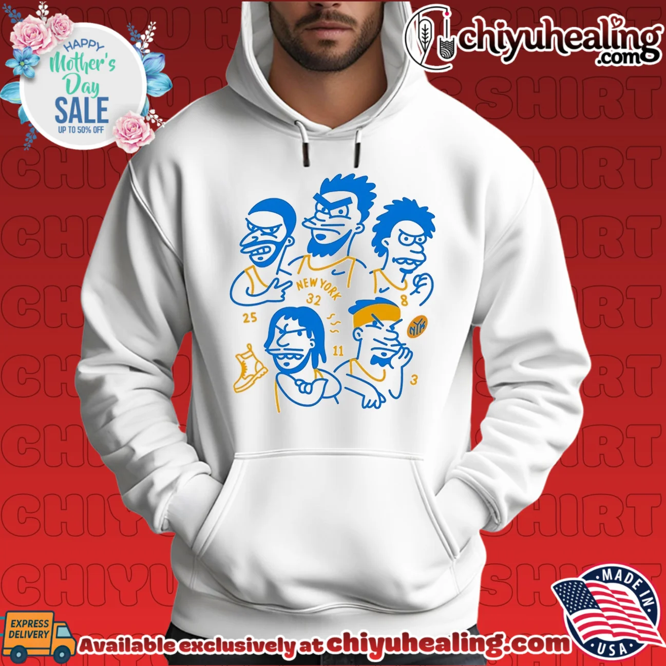 Ny Knicks Jalen Brunson julius randle og Anunoby donte divincenzo Josh Hart cartoon Ny Knicks Jalen Brunson julius randle og Anunoby donte divincenzo Josh Hart cartoon