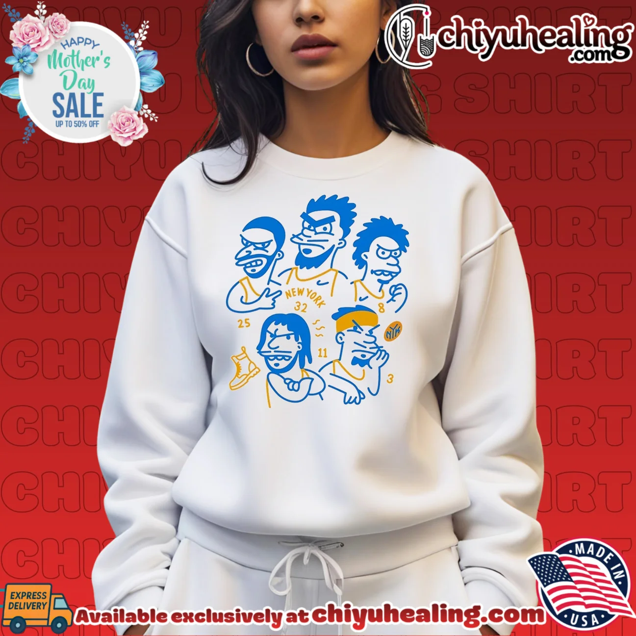 Ny Knicks Jalen Brunson julius randle og Anunoby donte divincenzo Josh Hart cartoon shirt & hoodie Ny Knicks Jalen Brunson julius randle og Anunoby donte divincenzo Josh Hart cartoon