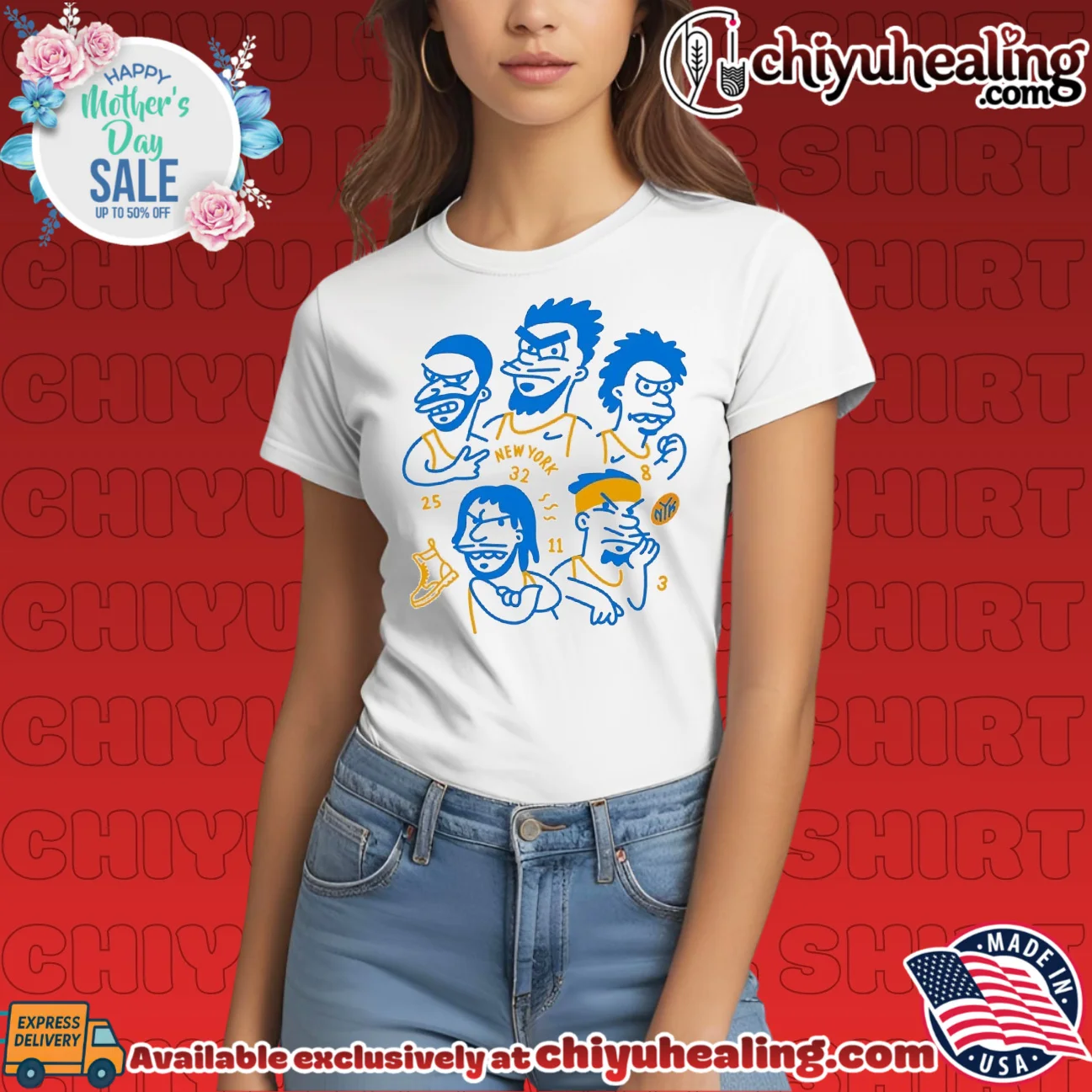Ny Knicks Jalen Brunson julius randle og Anunoby donte divincenzo Josh Hart cartoon shirt & hoodie Ny Knicks Jalen Brunson julius randle og Anunoby donte divincenzo Josh Hart cartoon