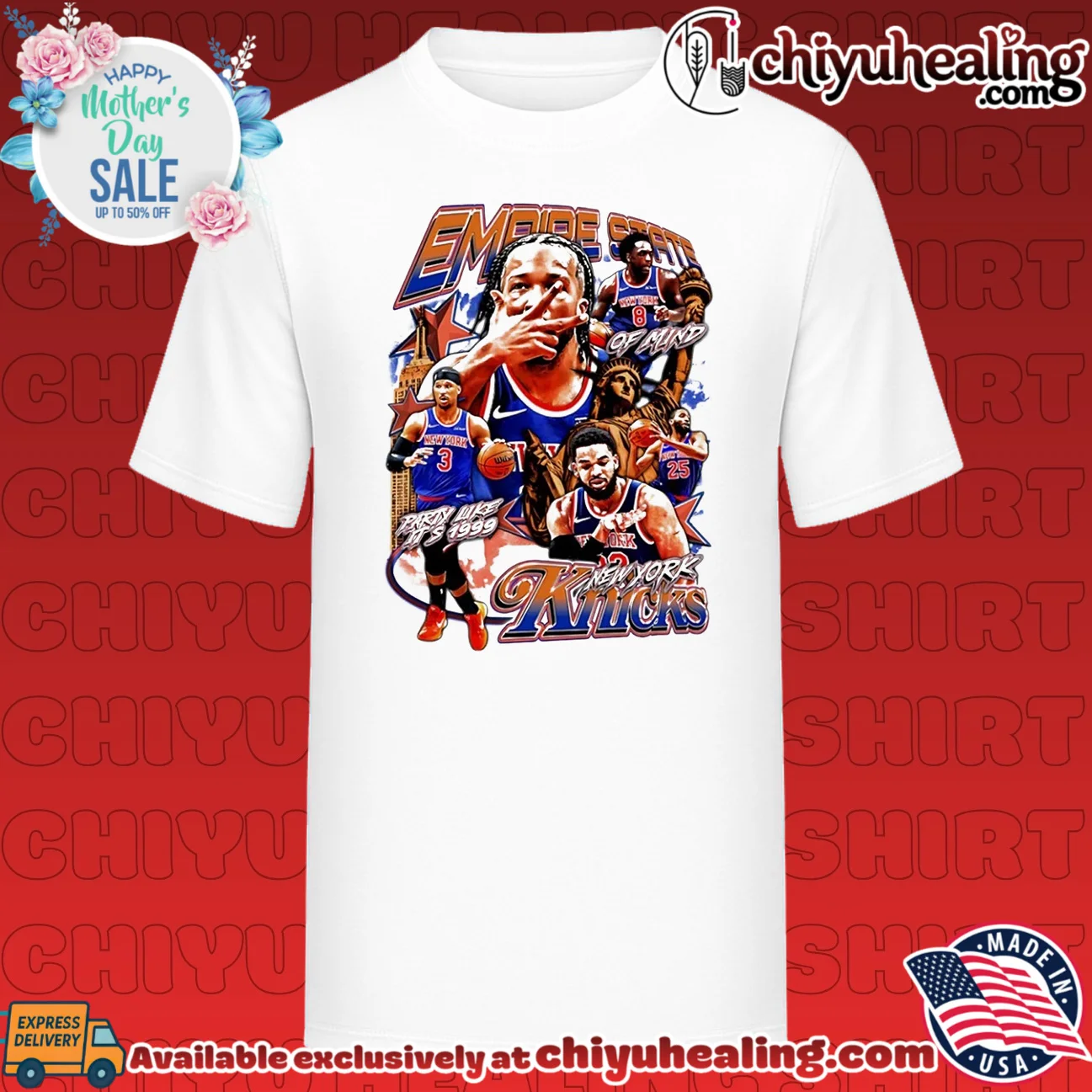 NY Knicks World Champions 2026 Empire State Party Like It's 1999