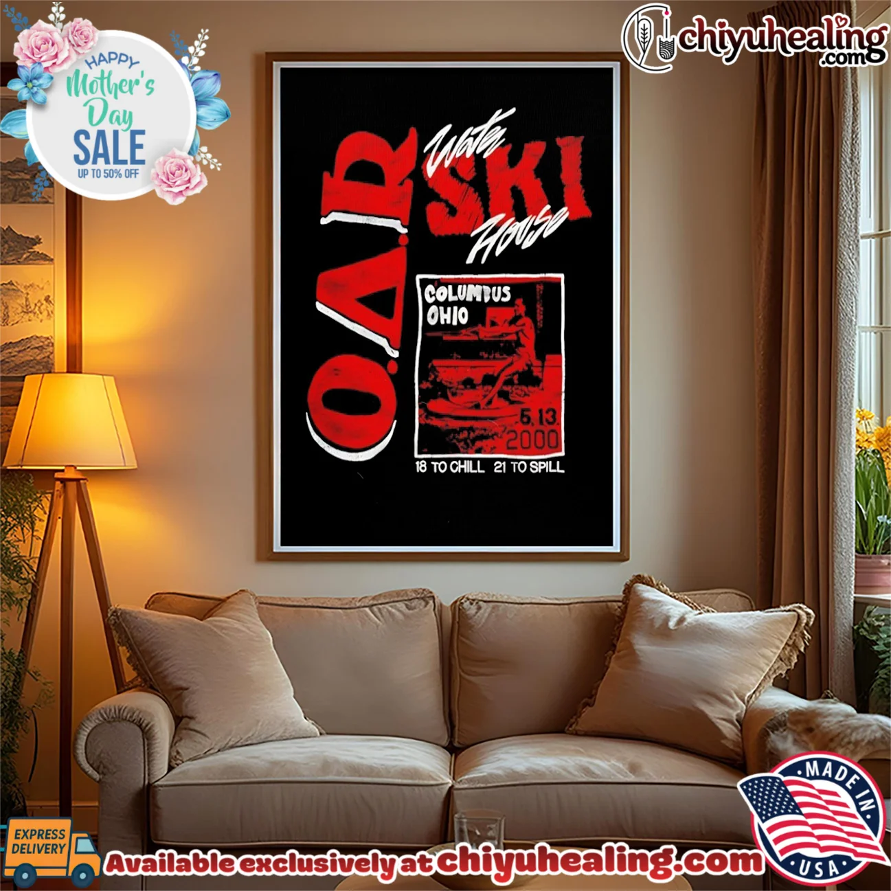 OAR Water Ski House Columbus Ohio vintage epic shirt & hoodie - The Fan Collection OAR Water Ski House Columbus Ohio vintage
