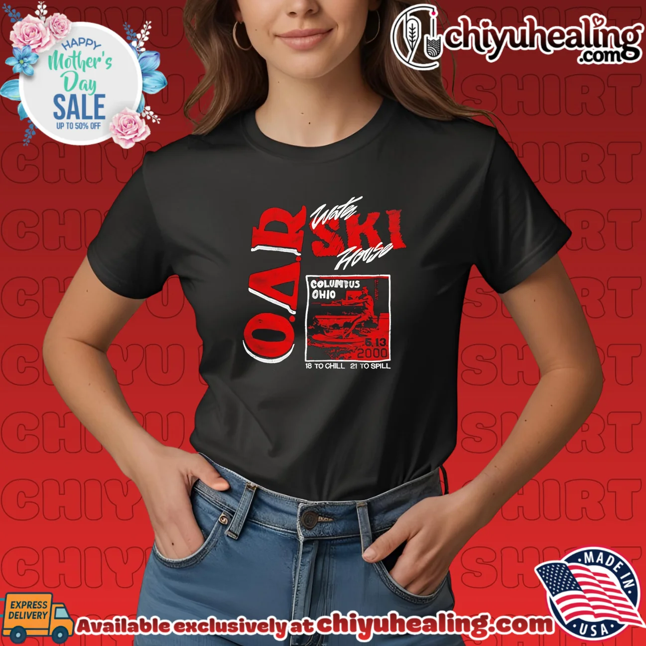 OAR Water Ski House Columbus Ohio vintage epic shirt & hoodie - The Fan Collection OAR Water Ski House Columbus Ohio vintage