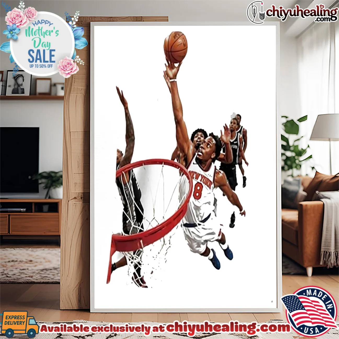 Obi toppin New York Knicks layup NBA basketball shirt & hoodie Obi toppin New York Knicks layup NBA basketball