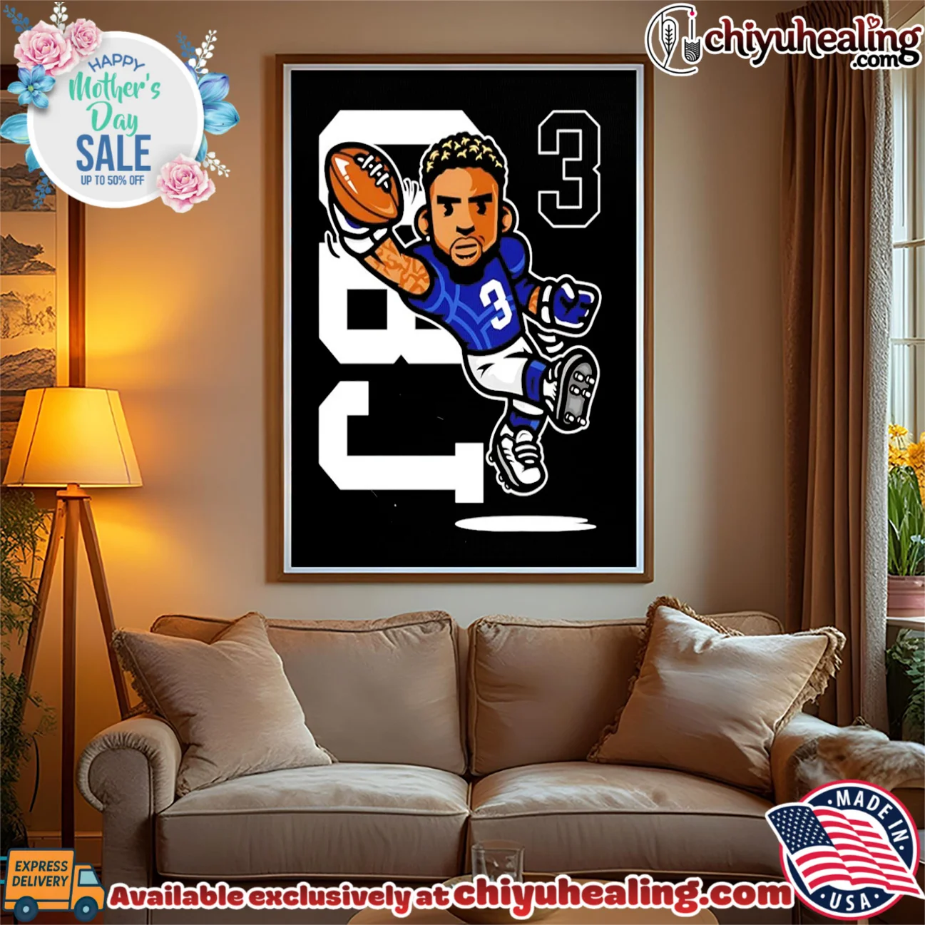 Odell Beckham Jr New York Giants Toons Catch elite shirt & hoodie | IP Merchandise Odell Beckham Jr New York Giants Toons Catch