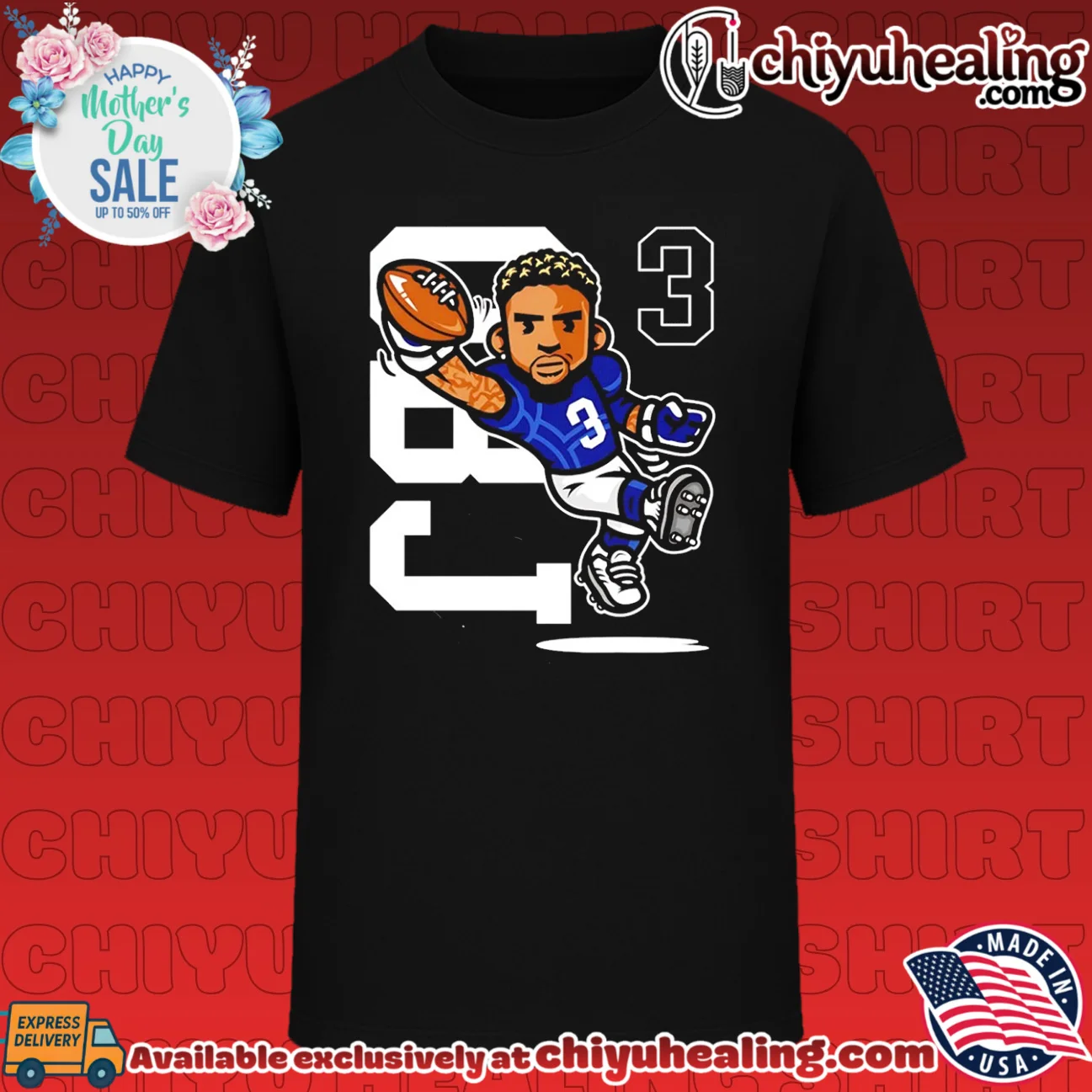 Odell Beckham Jr New York Giants Toons Catch
