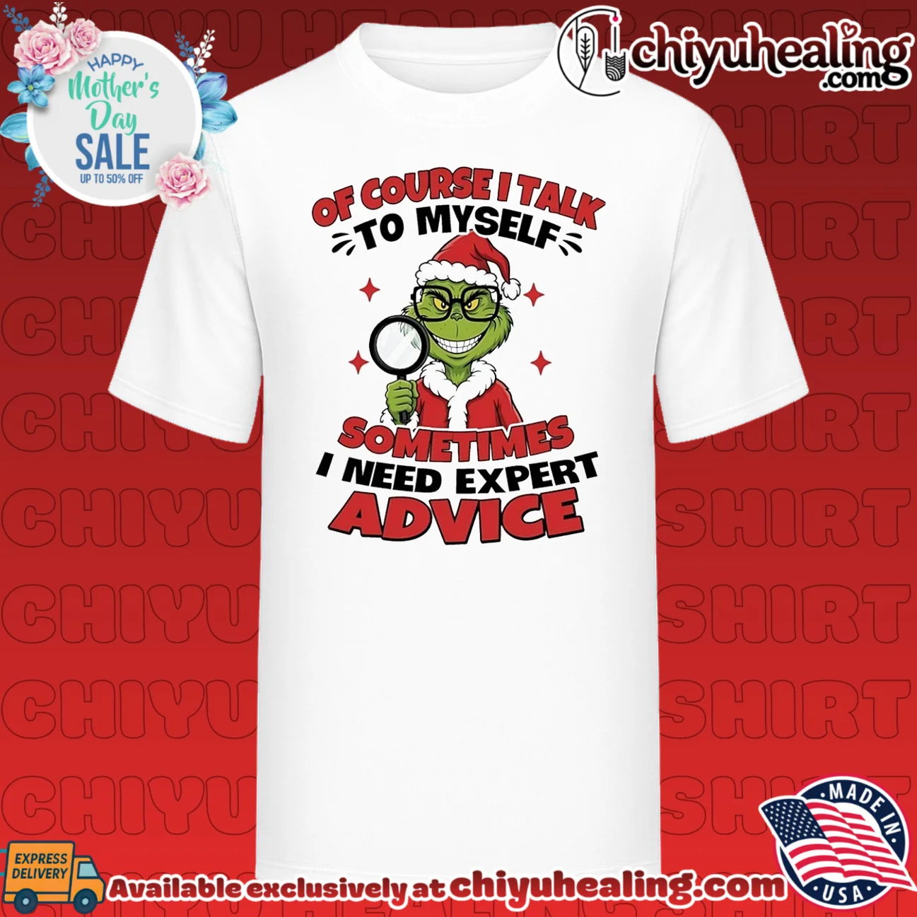 Of course I talk to myself sometimes I need expert advice Grinch shirt & hoodie