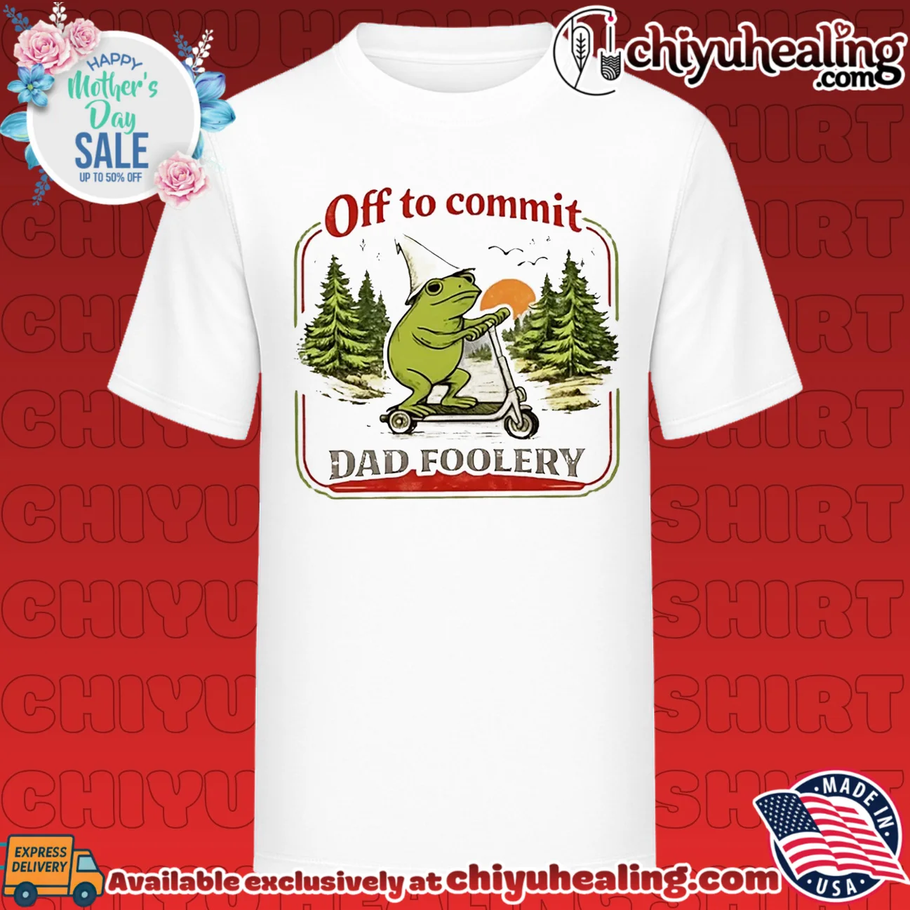 Off to commit Dad Foolery Dad Frog