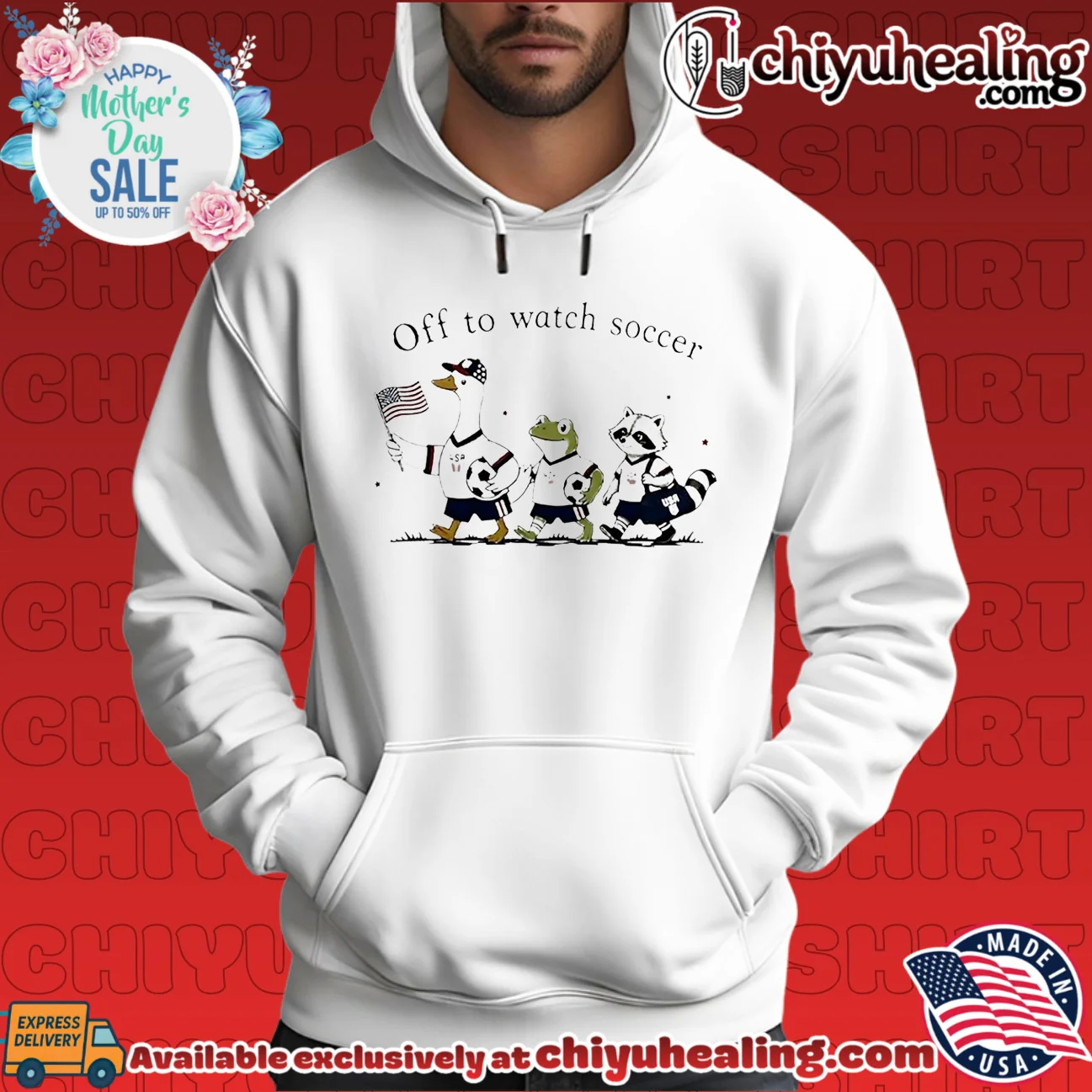 Off to Watch Soccer with USA Animal Friends World Cup 2026 shirt & hoodie Off to Watch Soccer with USA Animal Friends World Cup 2026 shirt & hoodie