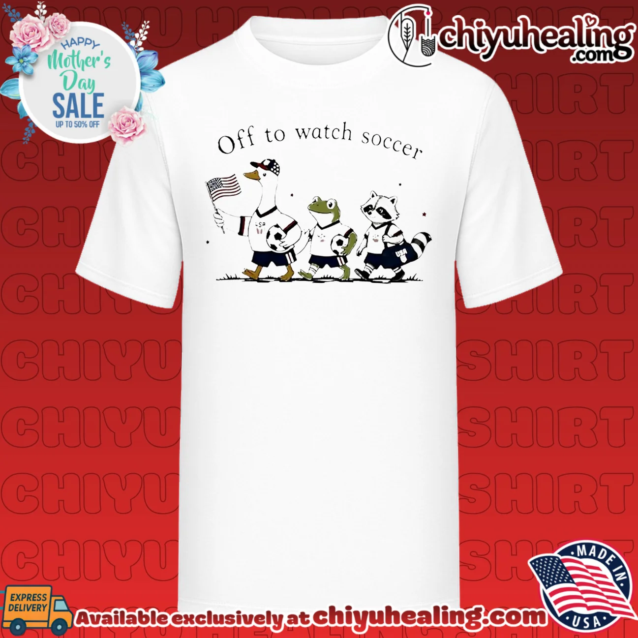 Off to Watch Soccer with USA Animal Friends World Cup 2026 shirt & hoodie