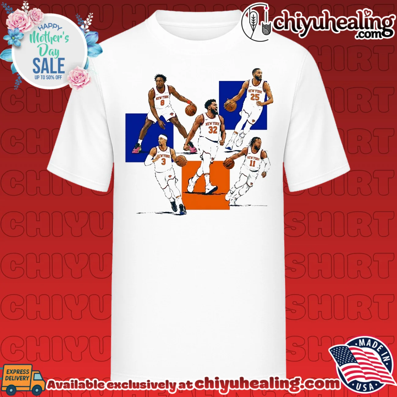 Og Anunoby Josh Hart Karl-anthony Towns Mikal Bridges And Jalen Brunson NY Knicks