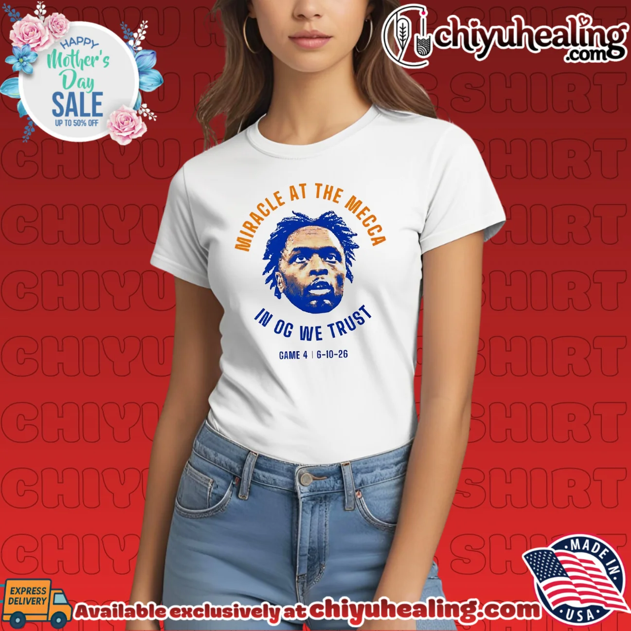OG Anunoby New York Knicks Miracle at the Mecca In OG We Trust classic shirt & hoodie | 2026 Edition Drop OG Anunoby New York Knicks Miracle at the Mecca In OG We Trust