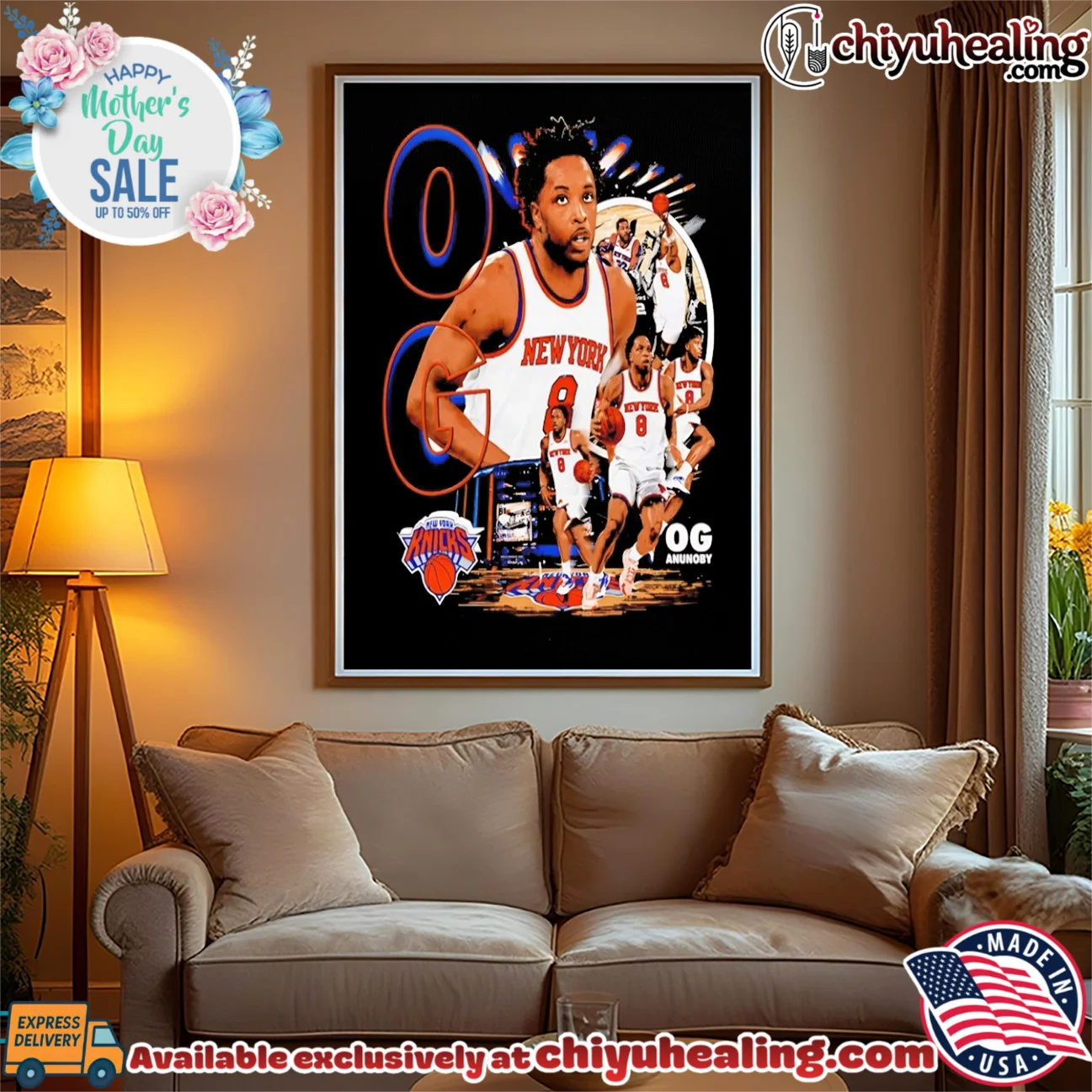 Og Anunoby New York Knicks NBA basketball shirt & hoodie Og Anunoby New York Knicks NBA basketball