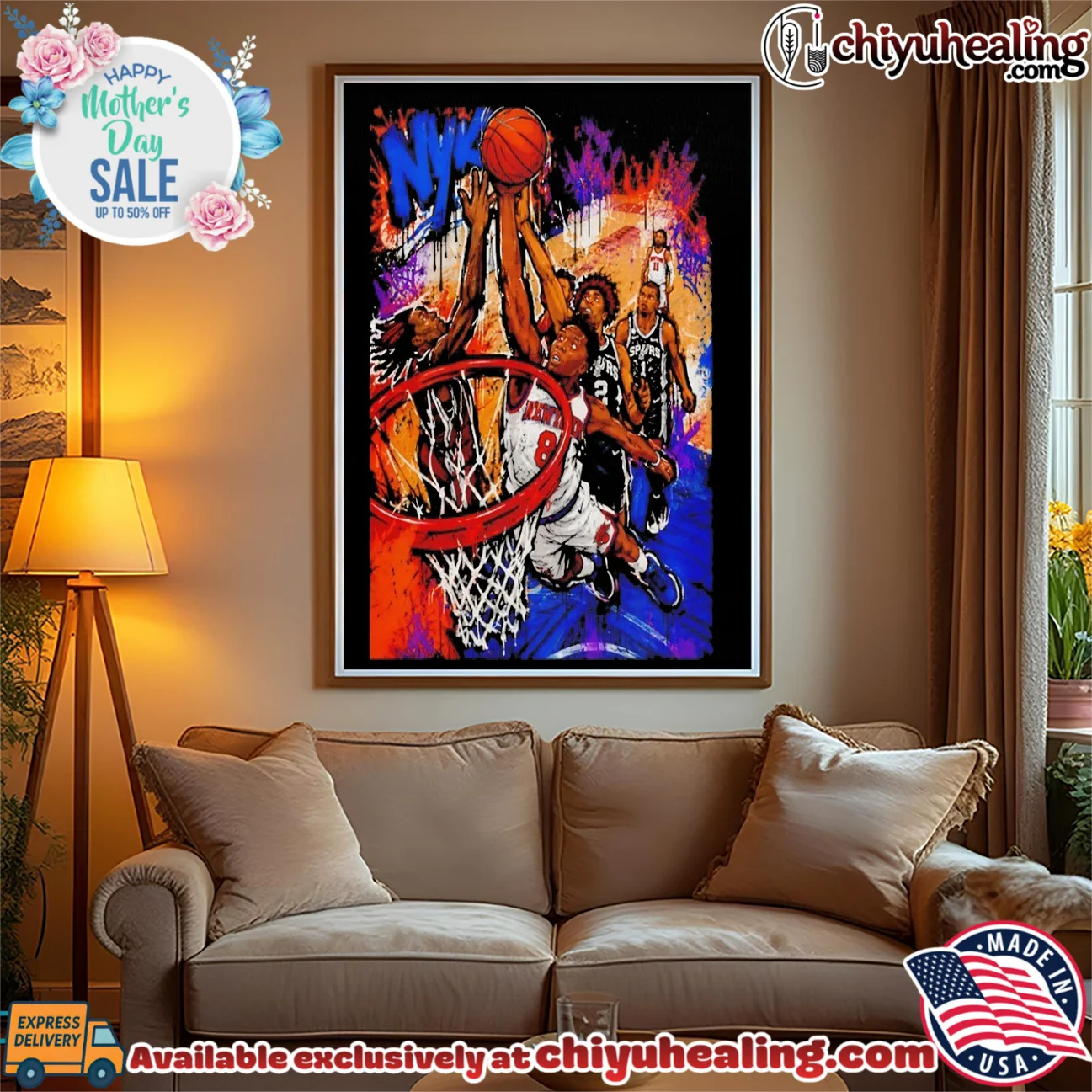 OG Anunoby New York Knicks The Hand of OG NBA Finals 2026 paint iconic shirt & hoodie | Limited Stock Edition OG Anunoby New York Knicks The Hand of OG NBA Finals 2026 paint