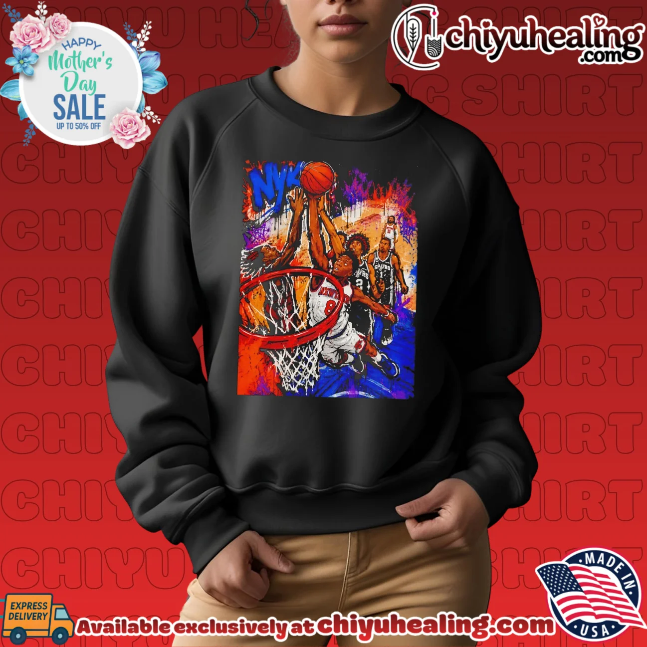 OG Anunoby New York Knicks The Hand of OG NBA Finals 2026 paint iconic shirt & hoodie | Limited Stock Edition OG Anunoby New York Knicks The Hand of OG NBA Finals 2026 paint