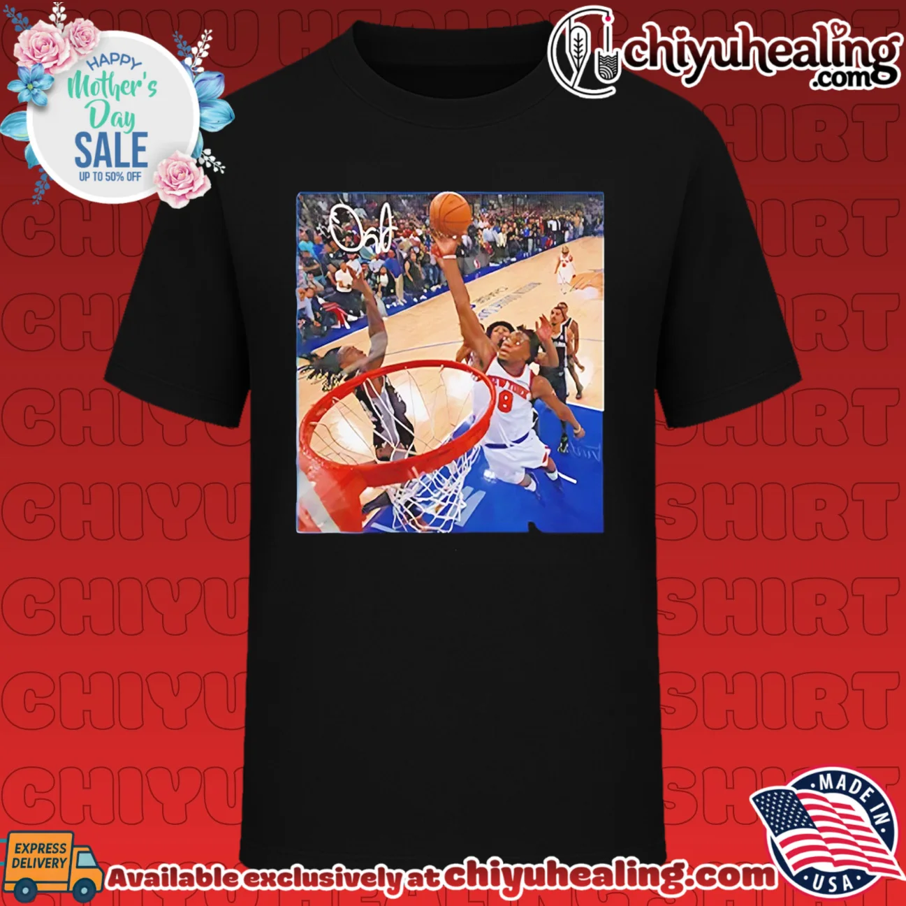 OG Anunoby New York Knicks The Hand Of OG signature