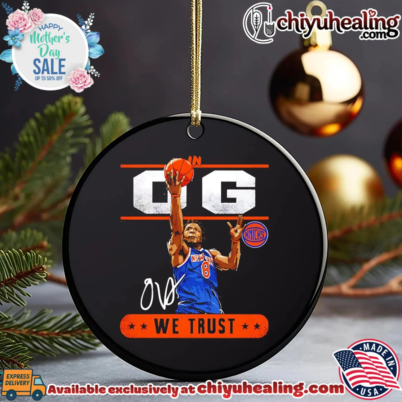 OG Anunoby New York Knicks We Trust signature original shirt & hoodie | Limited Stock Edition OG Anunoby New York Knicks We Trust signature