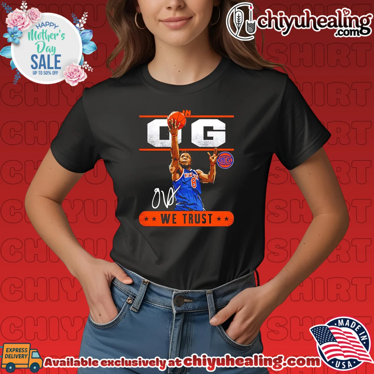 OG Anunoby New York Knicks We Trust signature original shirt & hoodie | Limited Stock Edition OG Anunoby New York Knicks We Trust signature