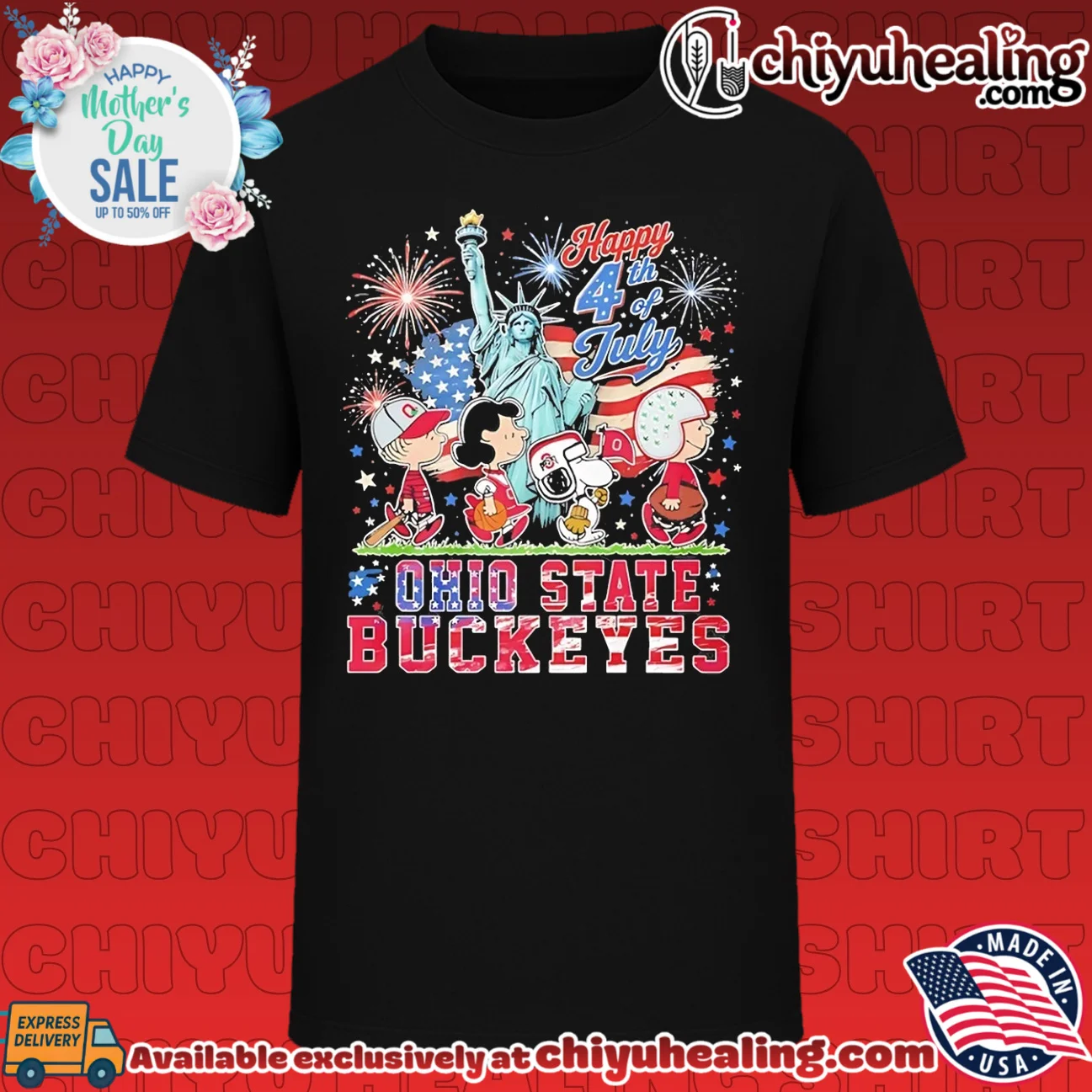 Ohio State Buckeyes happy 4th of July Snoopy Abbey Road vintage shirt & hoodie