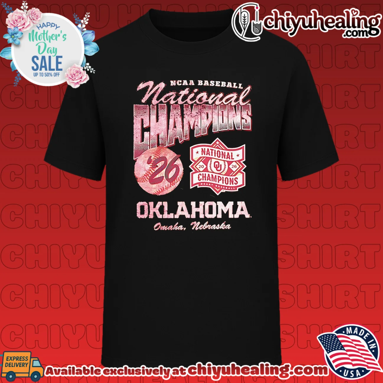Oklahoma Baseball 2026 Baseball National Champions shirt & hoodie