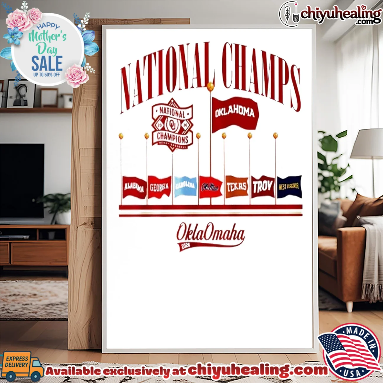 Oklahoma Baseball 2026 National Champions OklaOmaha Flags shirt & hoodie Oklahoma Baseball 2026 National Champions OklaOmaha Flags shirt & hoodie