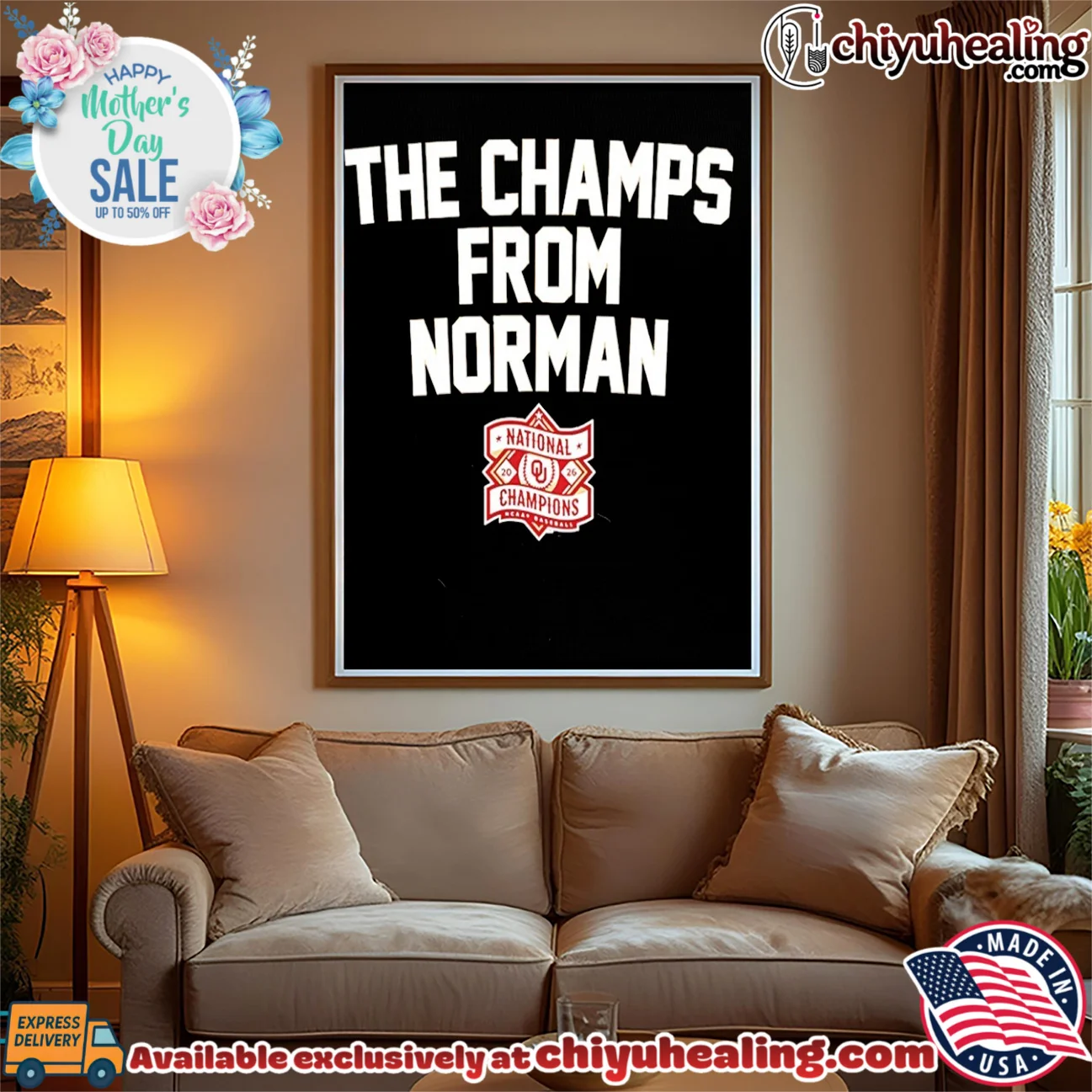 Oklahoma Baseball The Champs from Norman 2026 National Champions shirt & hoodie Oklahoma Baseball The Champs from Norman 2026 National Champions shirt & hoodie