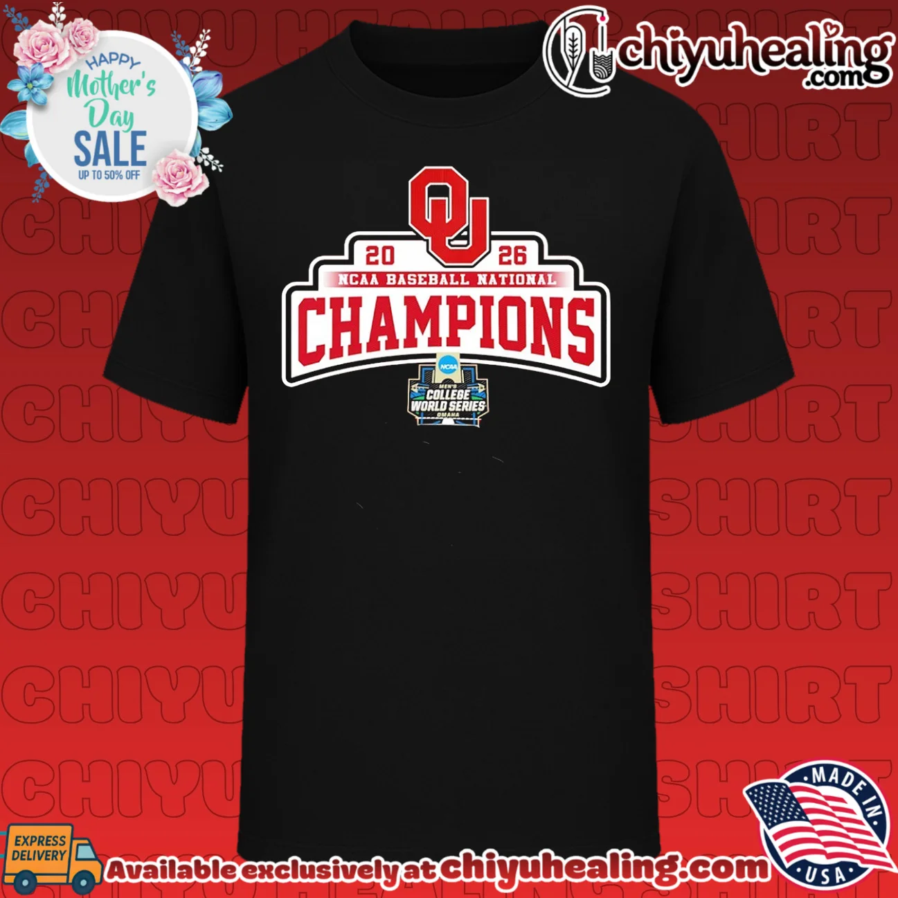 Oklahoma Sonners 2026 NCAA Baseball National Champions logo shirt & hoodie