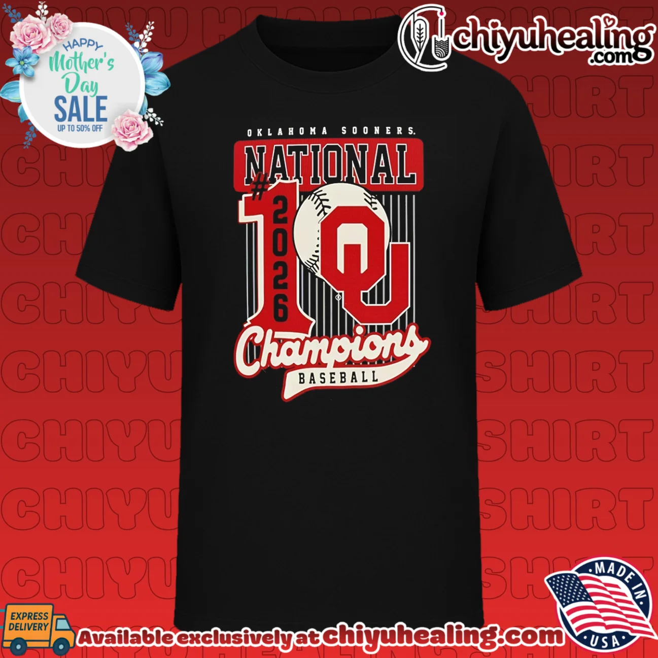 Oklahoma Sooners 2026 College World Series Champions Mascot Swing Poster shirt & hoodie