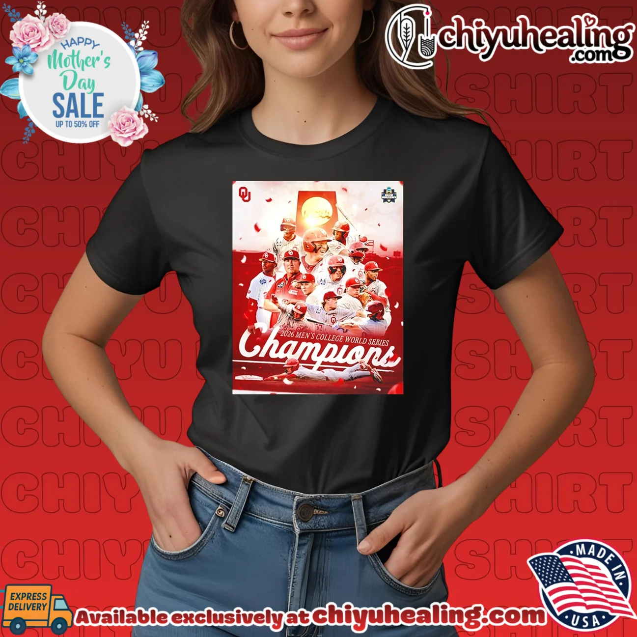 Oklahoma Sooners 2026 Men's College World Series Champions poster shirt & hoodie Oklahoma Sooners 2026 Men's College World Series Champions poster shirt & hoodie