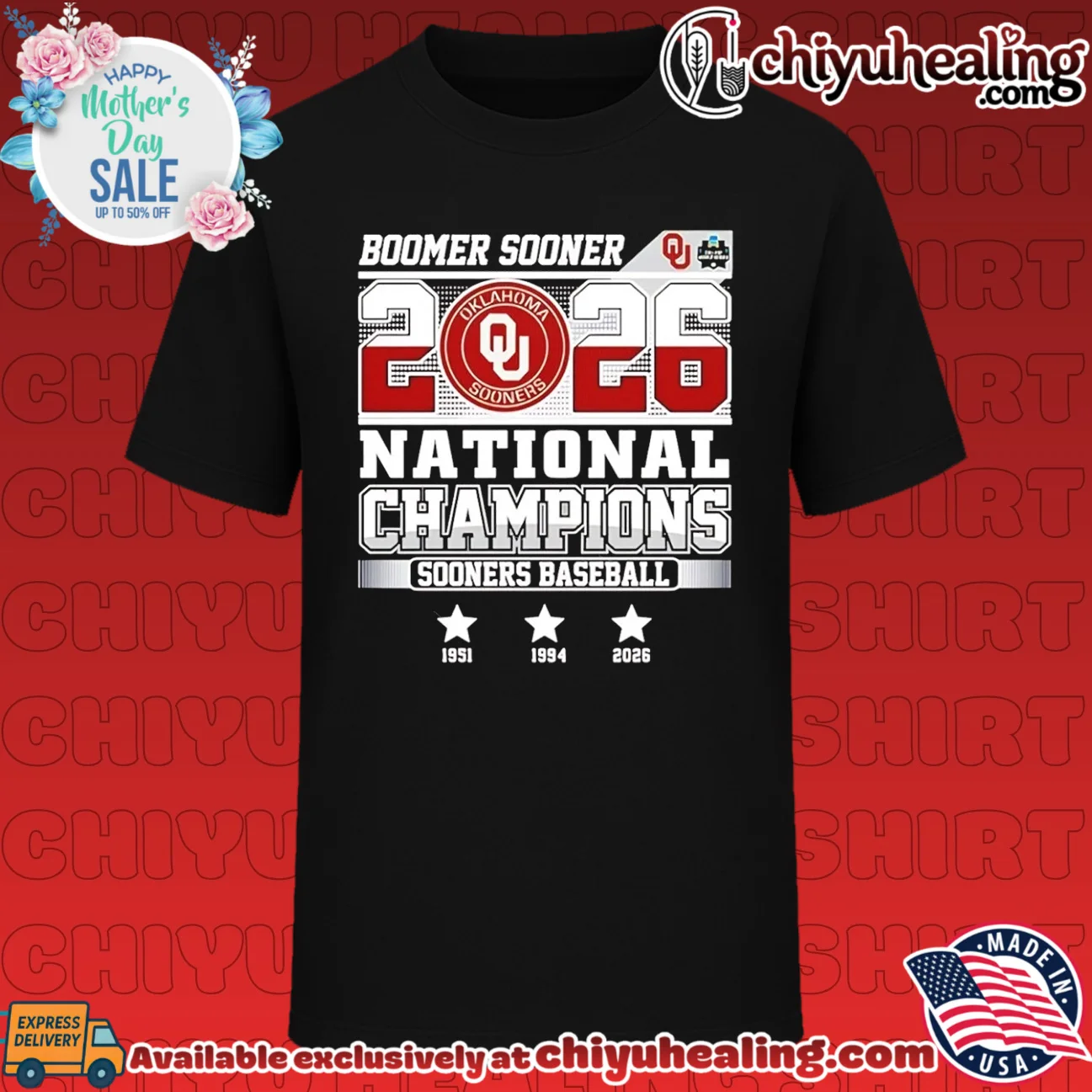 Oklahoma Sooners 2026 National Champions Baseball 3 Time shirt & hoodie