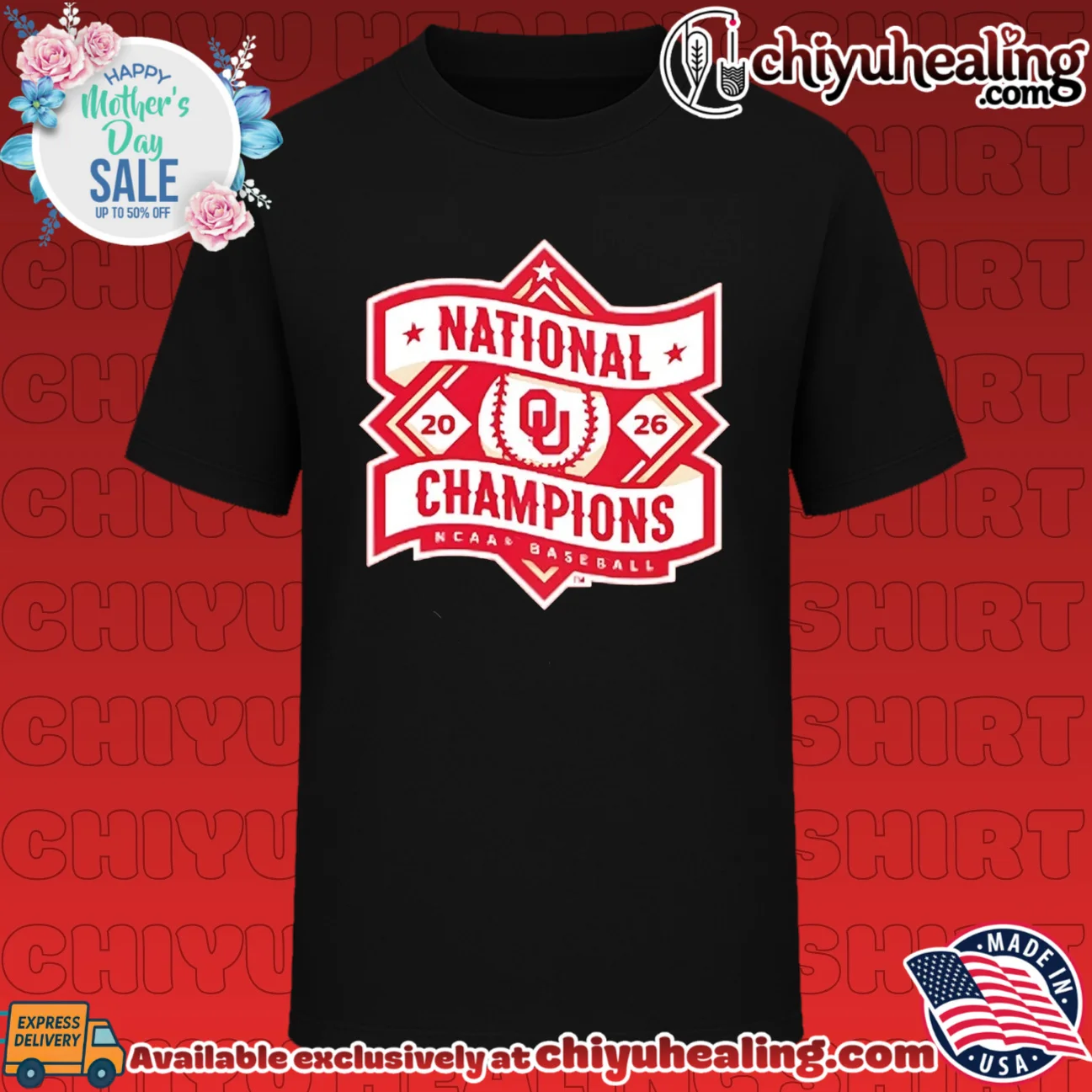 Oklahoma Sooners 2026 National Champions NCAA Baseball shirt & hoodie
