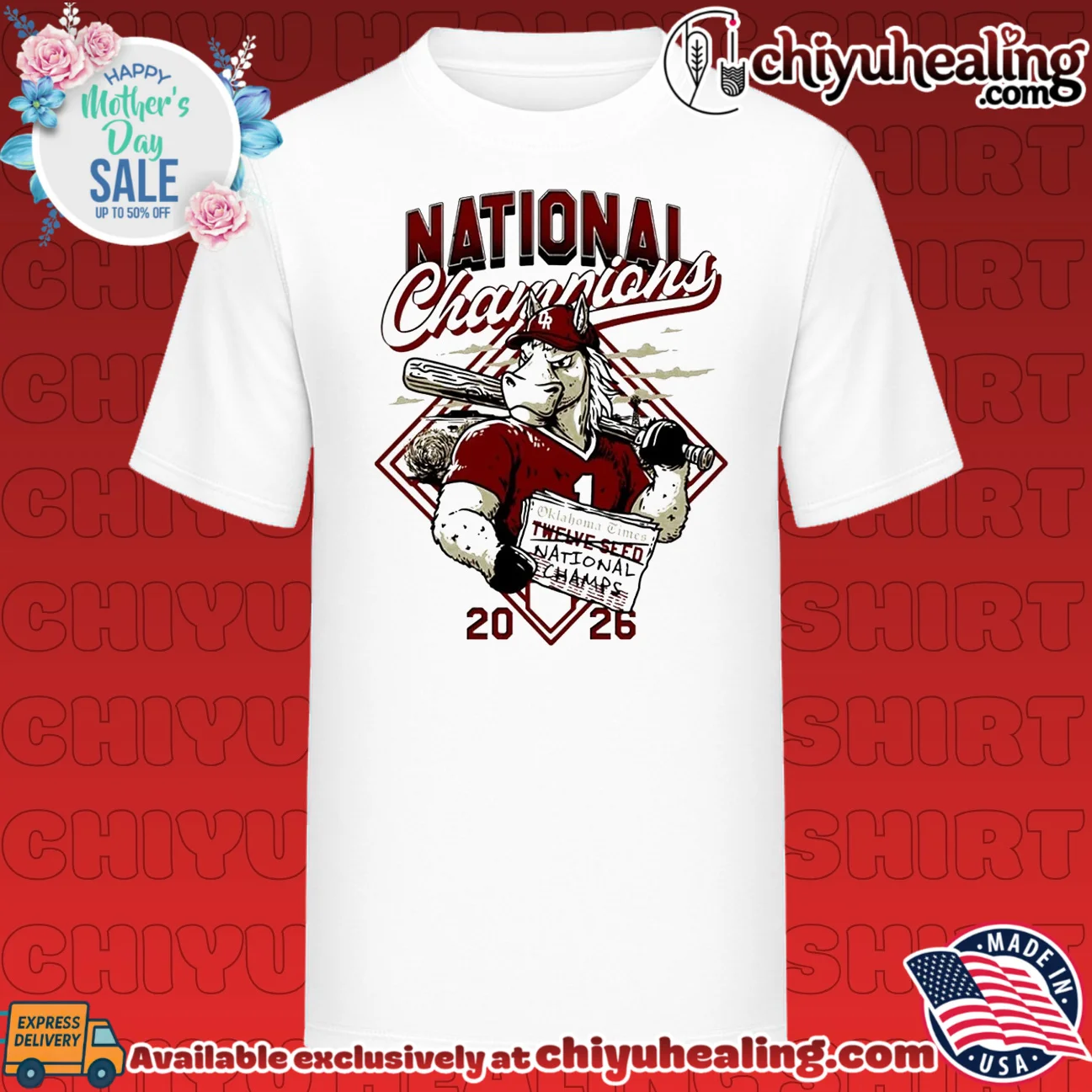 Oklahoma Sooners 2026 National Champions Twelve Seed shirt & hoodie