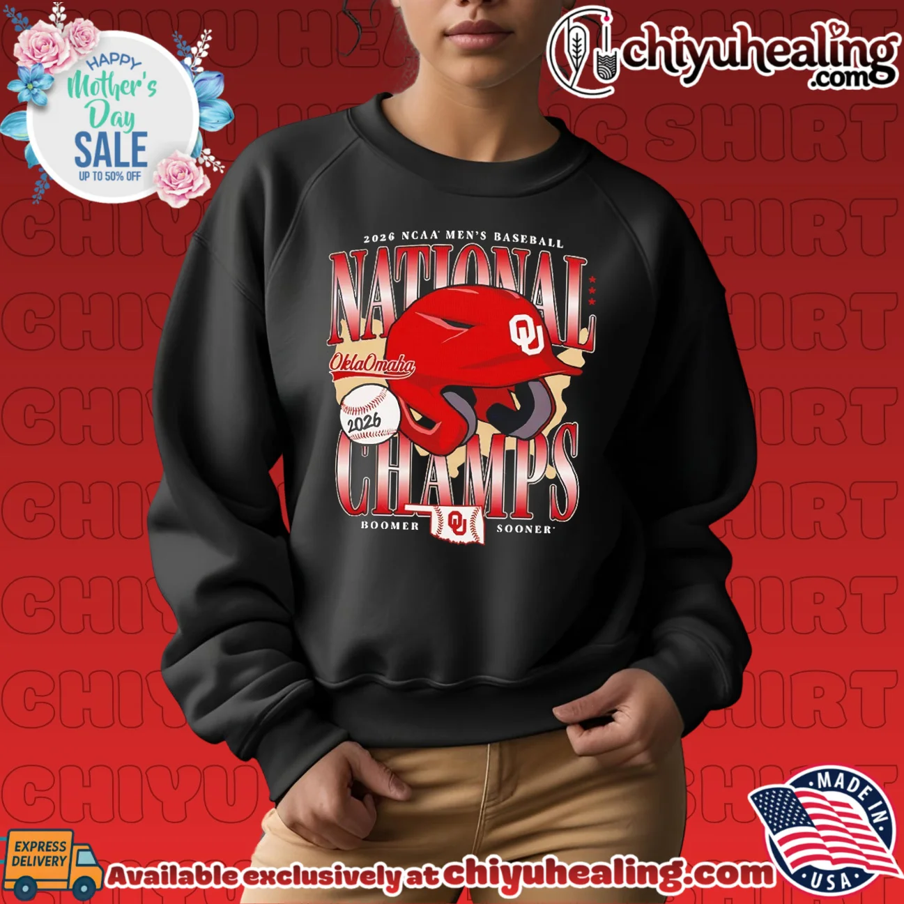 Oklahoma Sooners 2026 NCAA Baseball Men's College World Series Champions Boomer Sooner shirt & hoodie Oklahoma Sooners 2026 NCAA Baseball Men's College World Series Champions Boomer Sooner shirt & hoodie