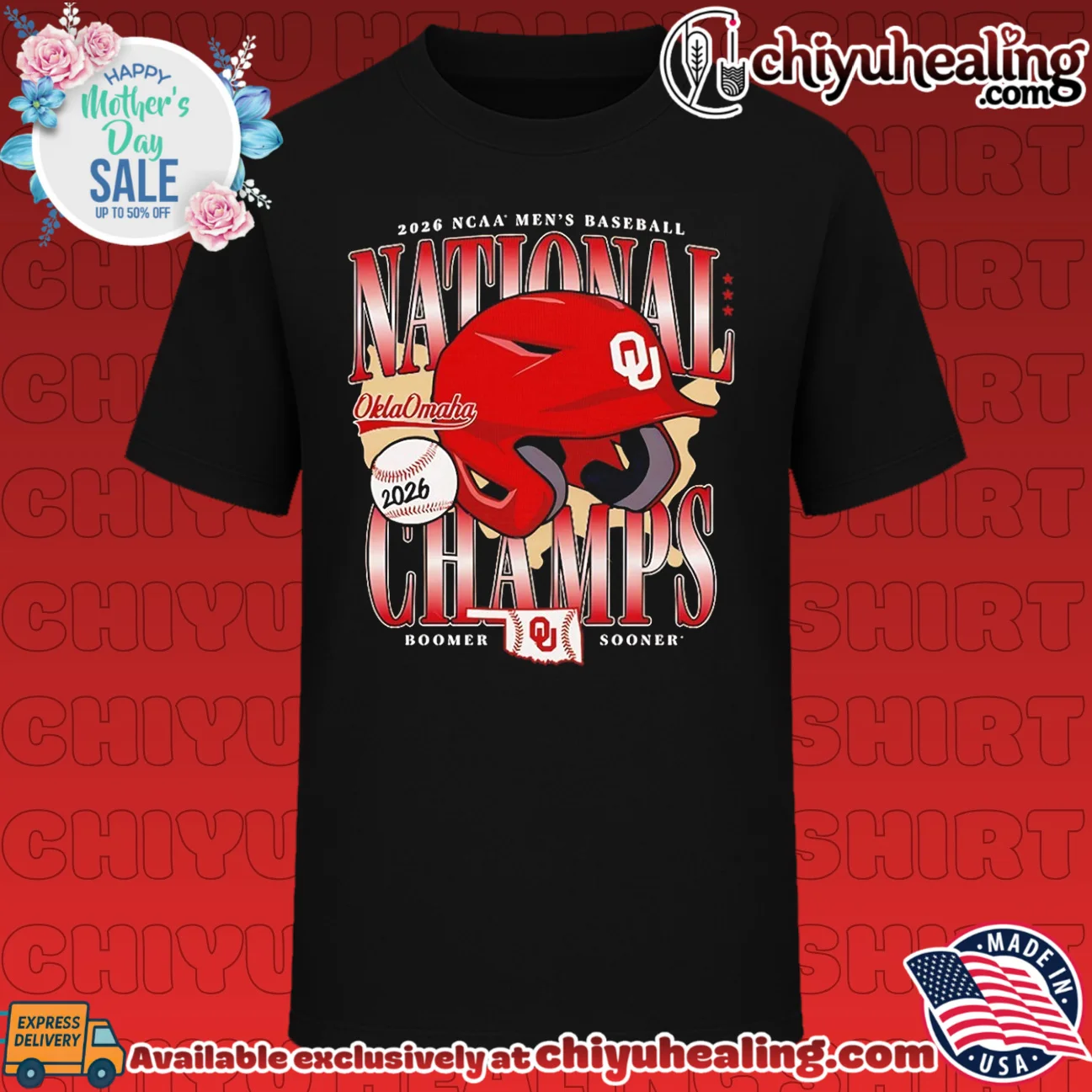 Oklahoma Sooners 2026 NCAA Baseball Men's College World Series Champions Boomer Sooner shirt & hoodie