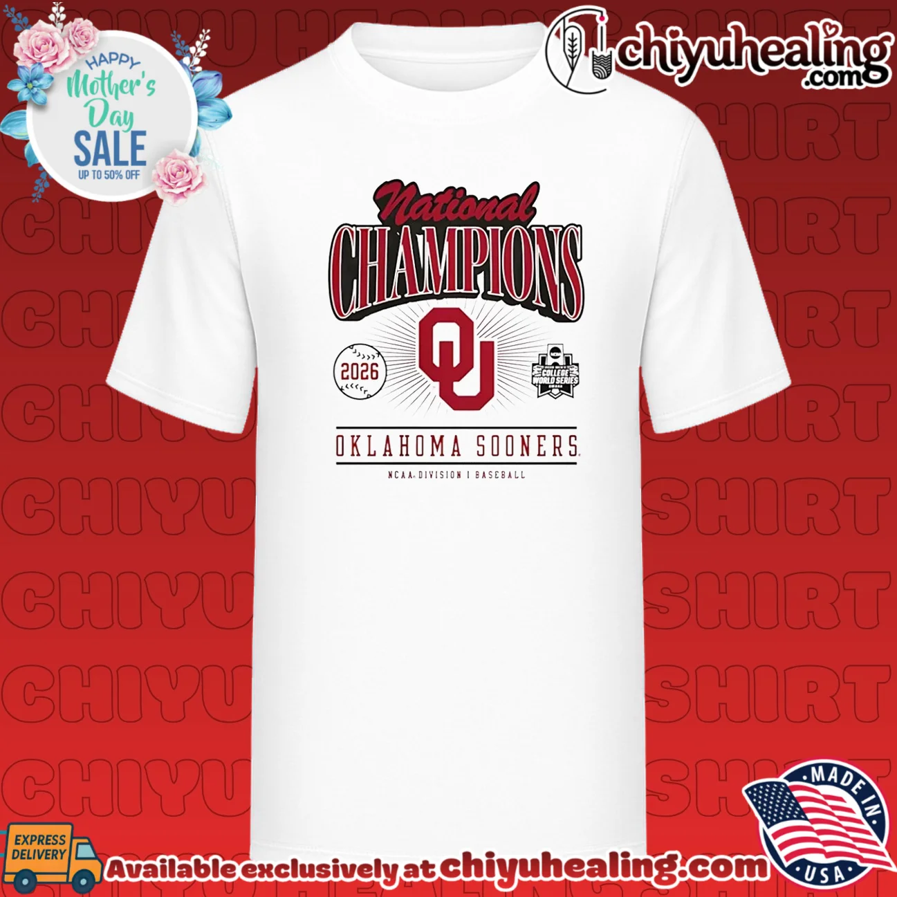 Oklahoma Sooners 2026 NCAA Baseball Men's College World Series Champions classic shirt & hoodie