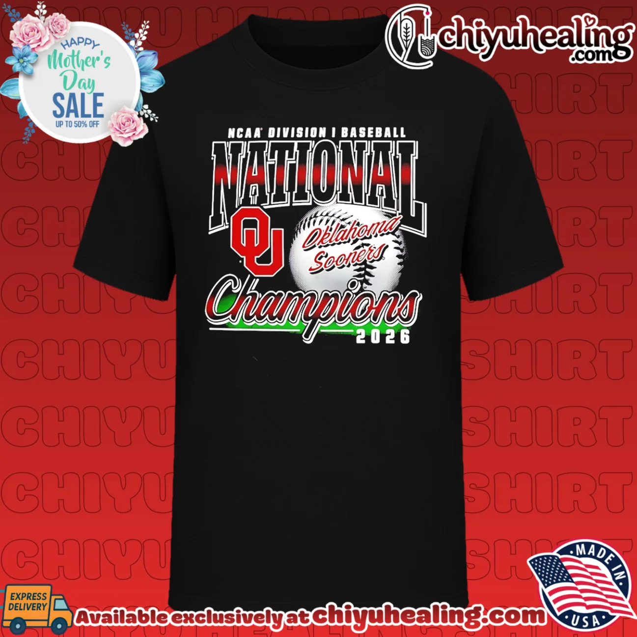 Oklahoma Sooners 2026 NCAA Baseball Men's College World Series Champions Franklin shirt & hoodie