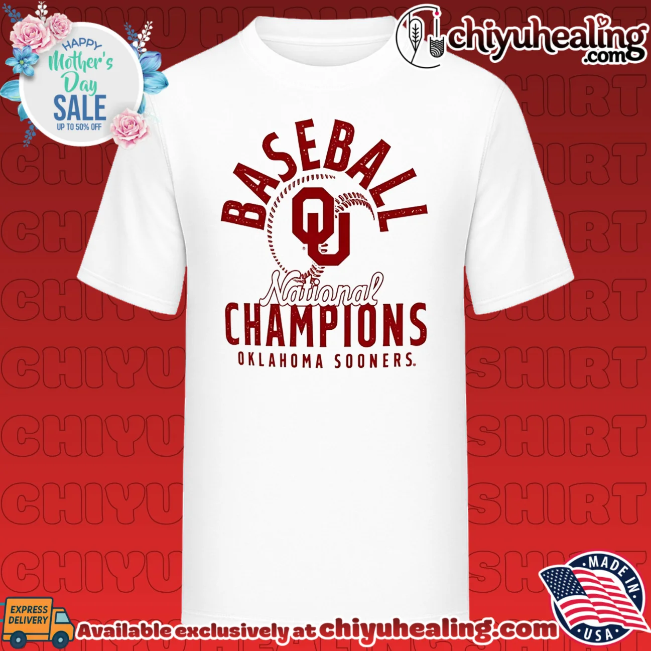 Oklahoma Sooners 2026 NCAA Baseball Men's College World Series Champions Mascot Overlay shirt & hoodie