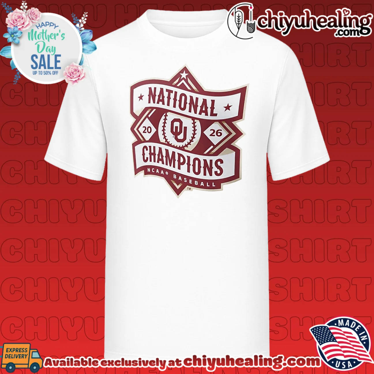 Oklahoma Sooners 2026 NCAA Baseball Men's College World Series Champions Official shirt & hoodie