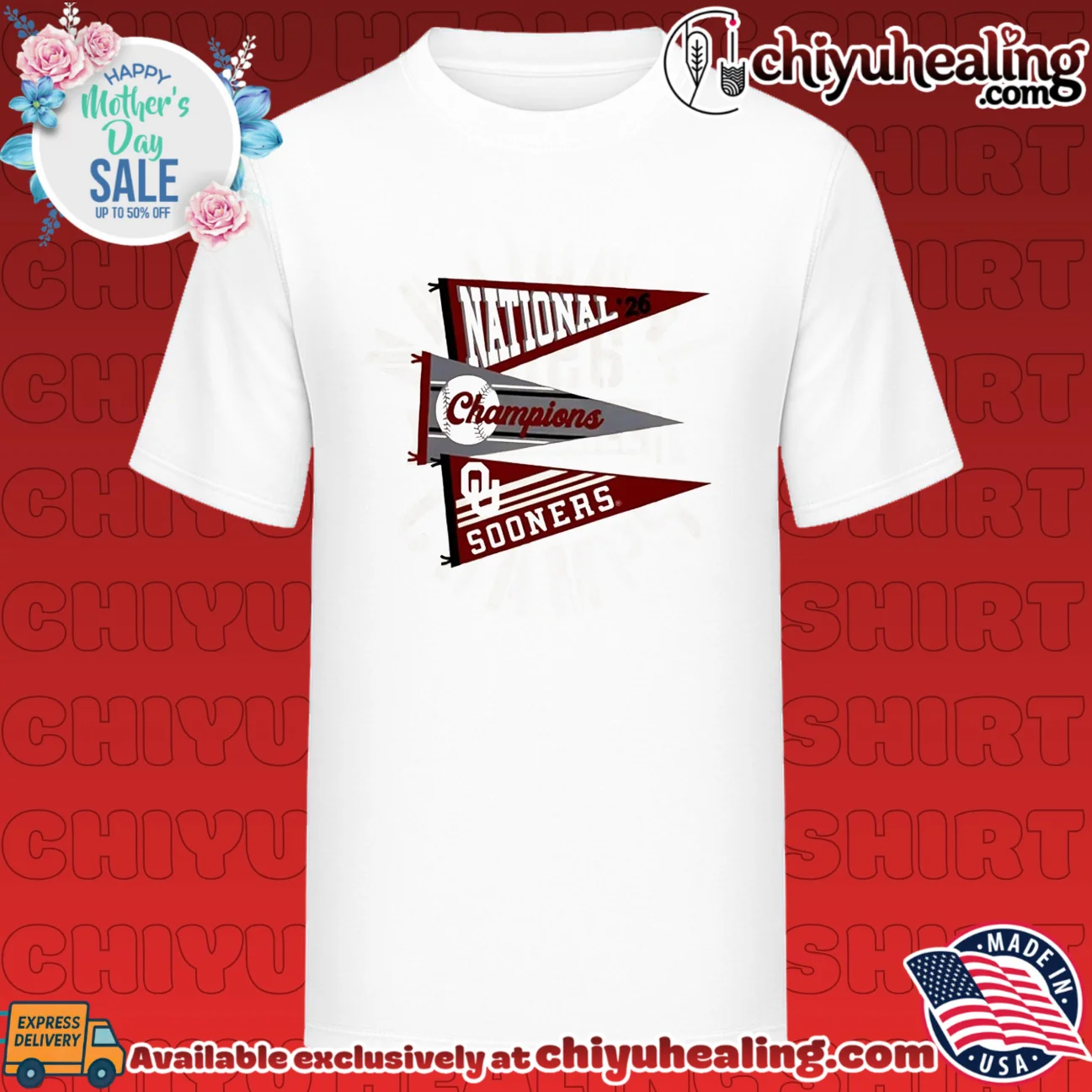 Oklahoma Sooners 2026 NCAA Baseball Men's College World Series Champions Pennant shirt & hoodie
