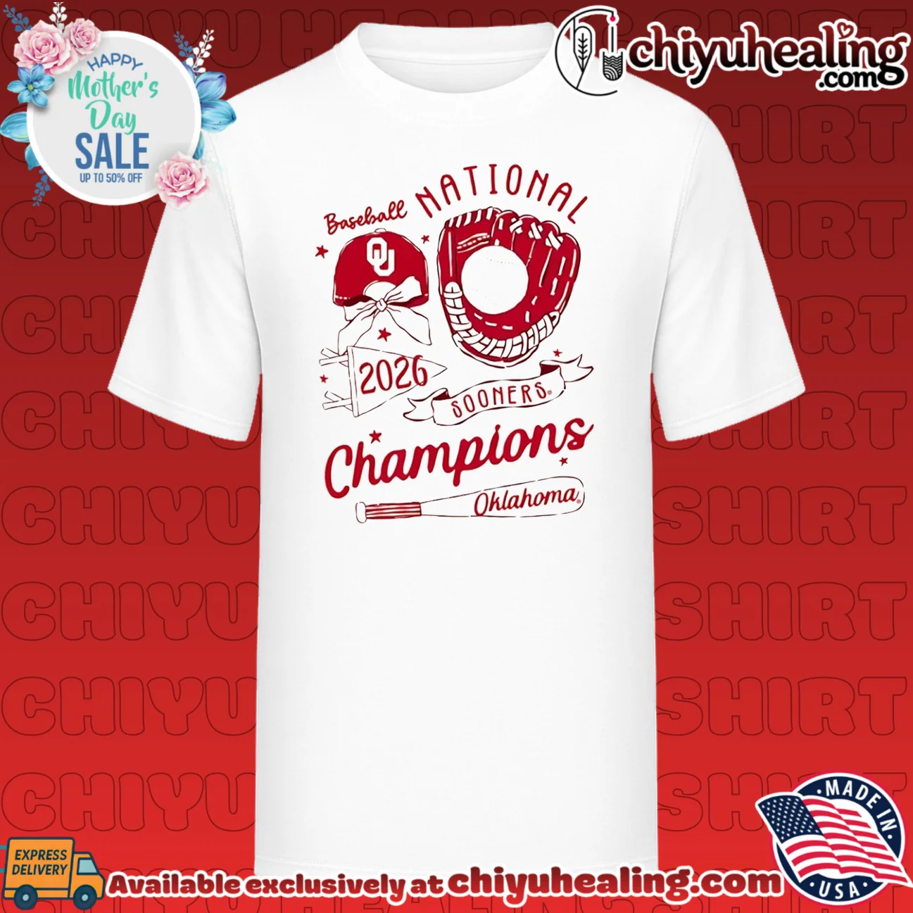 Oklahoma Sooners 2026 NCAA Baseball Men's College World Series Champions Sketch Elements shirt & hoodie