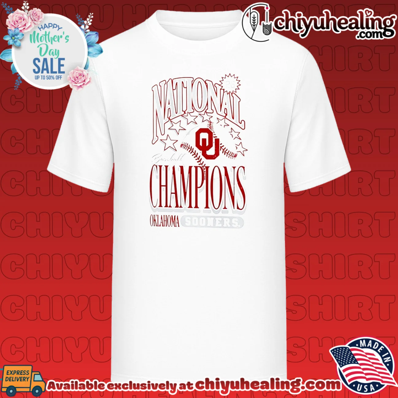 Oklahoma Sooners 2026 NCAA Baseball Men's College World Series Champions Stars shirt & hoodie