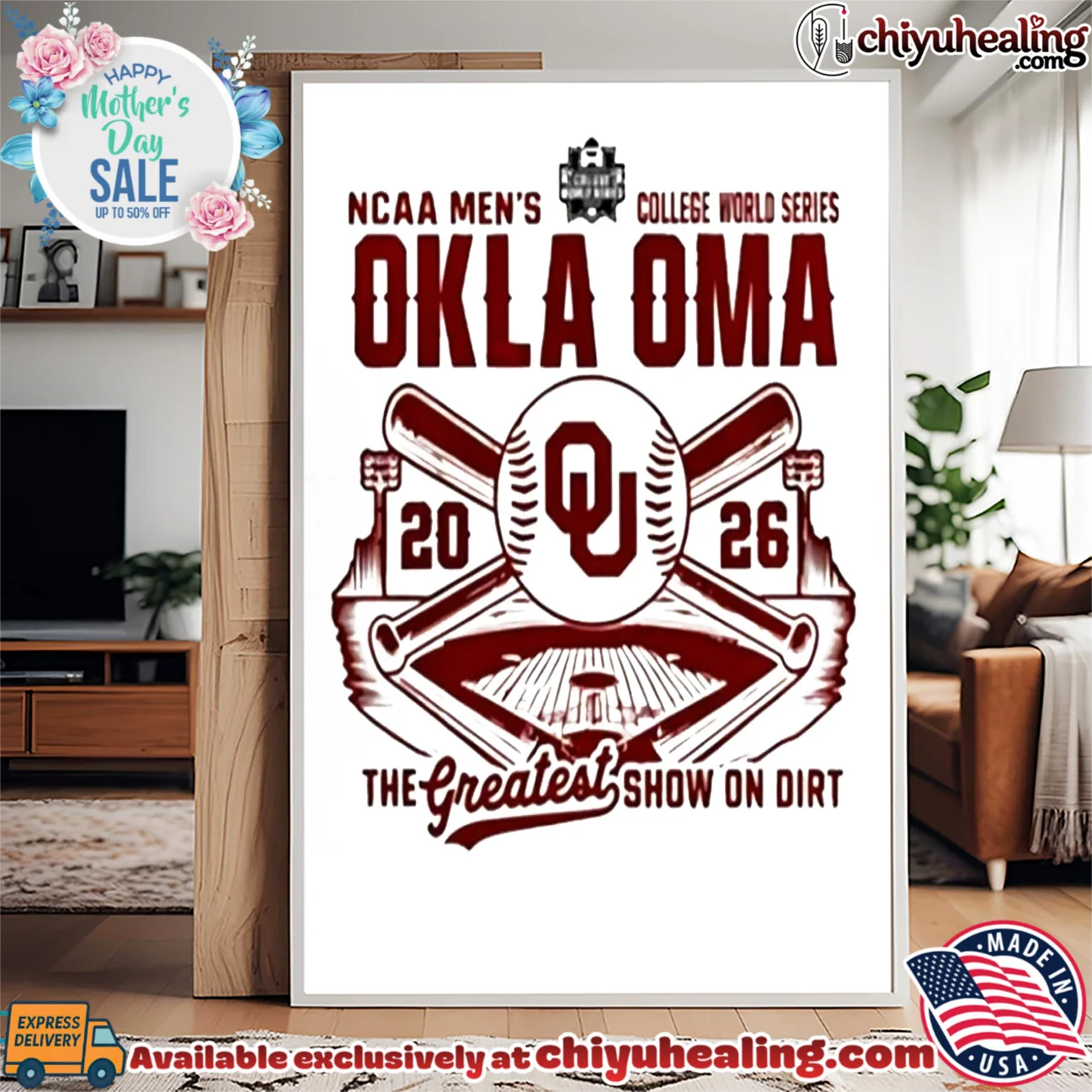 Oklahoma Sooners 2026 NCAA Baseball Men's College World Series Oklaomaha Logo Team authentic shirt & hoodie - Ultimate Gift Edition Oklahoma Sooners 2026 NCAA Baseball Men's College World Series Oklaomaha Logo Team