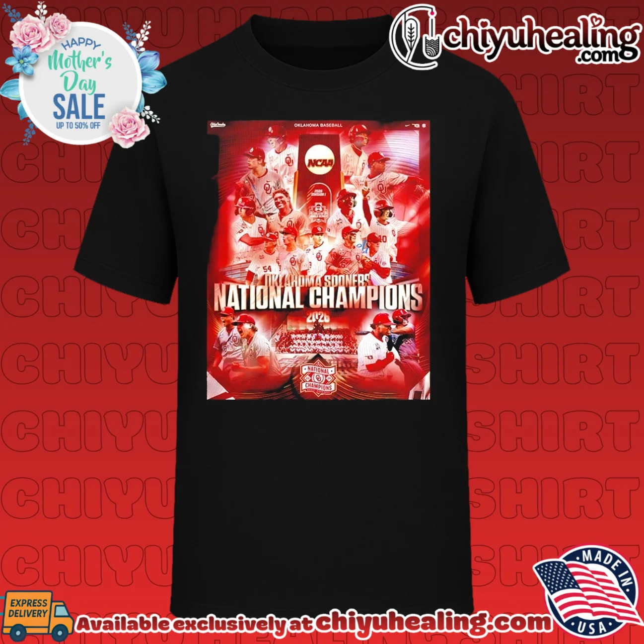 Oklahoma Sooners 2026 NCAA Baseball National Champions poster shirt & hoodie