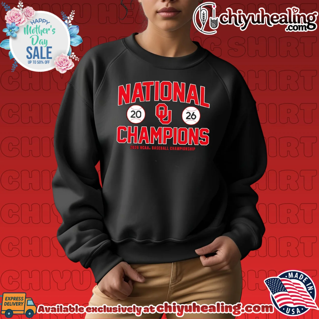 Oklahoma Sooners 2026 NCAA Baseball National Champions shirt & hoodie Oklahoma Sooners 2026 NCAA Baseball National Champions shirt & hoodie