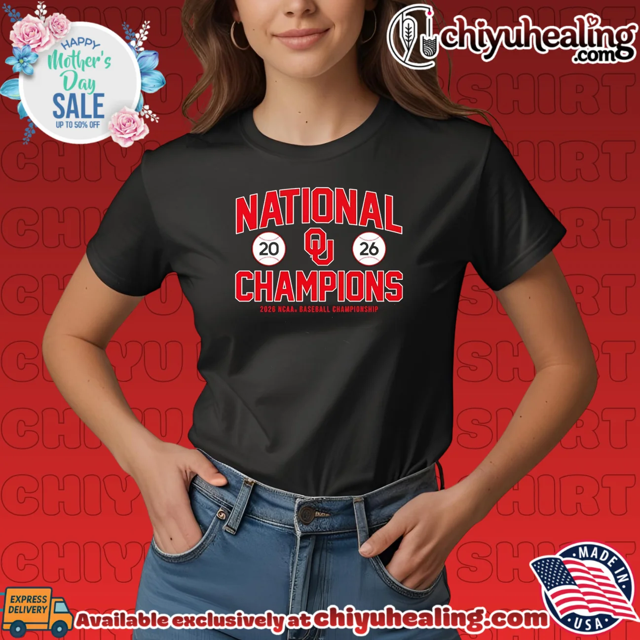 Oklahoma Sooners 2026 NCAA Baseball National Champions shirt & hoodie Oklahoma Sooners 2026 NCAA Baseball National Champions shirt & hoodie