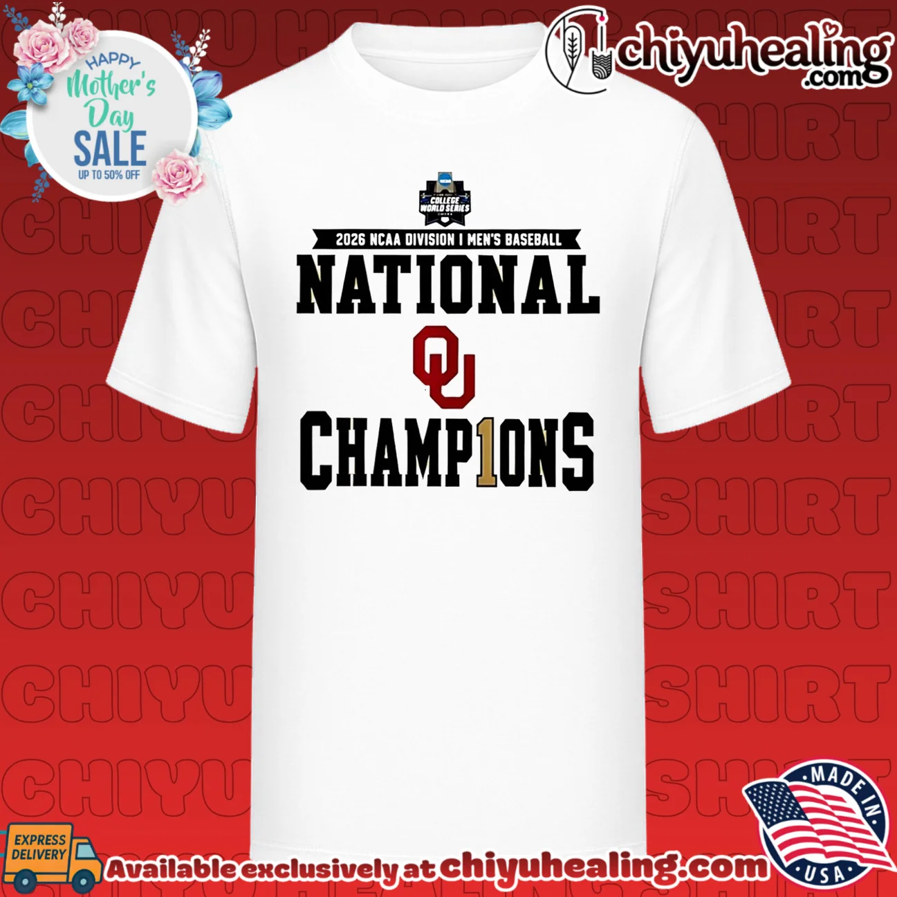 Oklahoma Sooners 2026 NCAA Division I Men's Baseball National Champions CWS Omaha shirt & hoodie