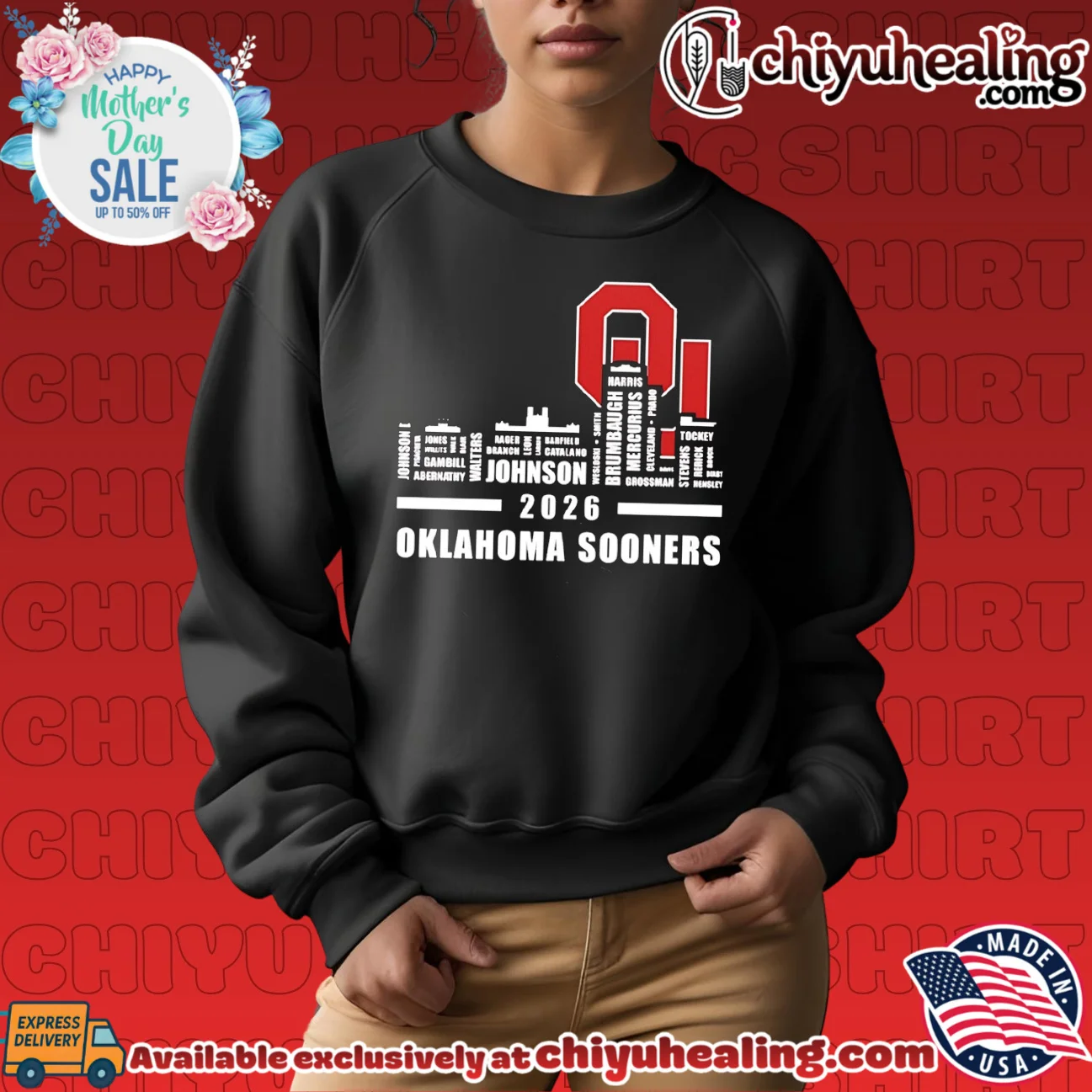 Oklahoma Sooners 2026 player name city skyline shirt & hoodie Oklahoma Sooners 2026 player name city skyline shirt & hoodie