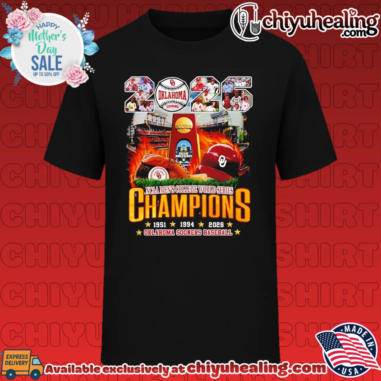 Oklahoma Sooners 3x National Champions 2026 shirt & hoodie