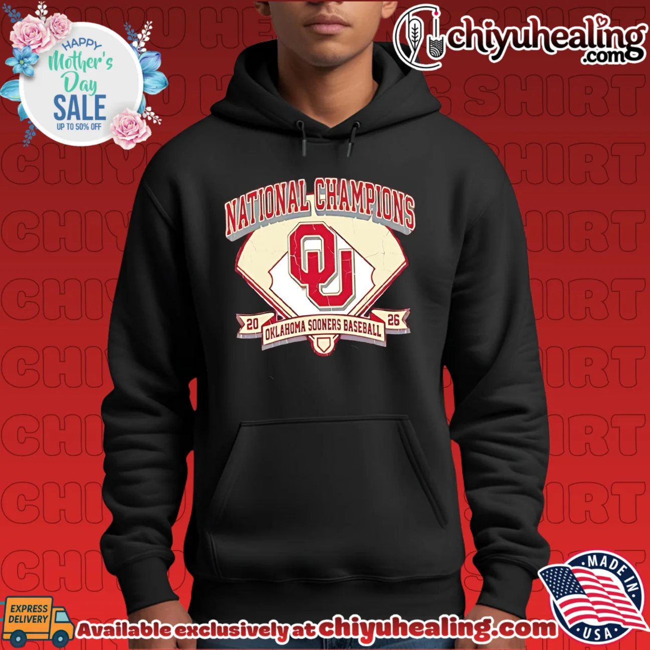 Oklahoma Sooners Baseball National Champions 2026 logo shirt & hoodie Oklahoma Sooners Baseball National Champions 2026 logo shirt & hoodie