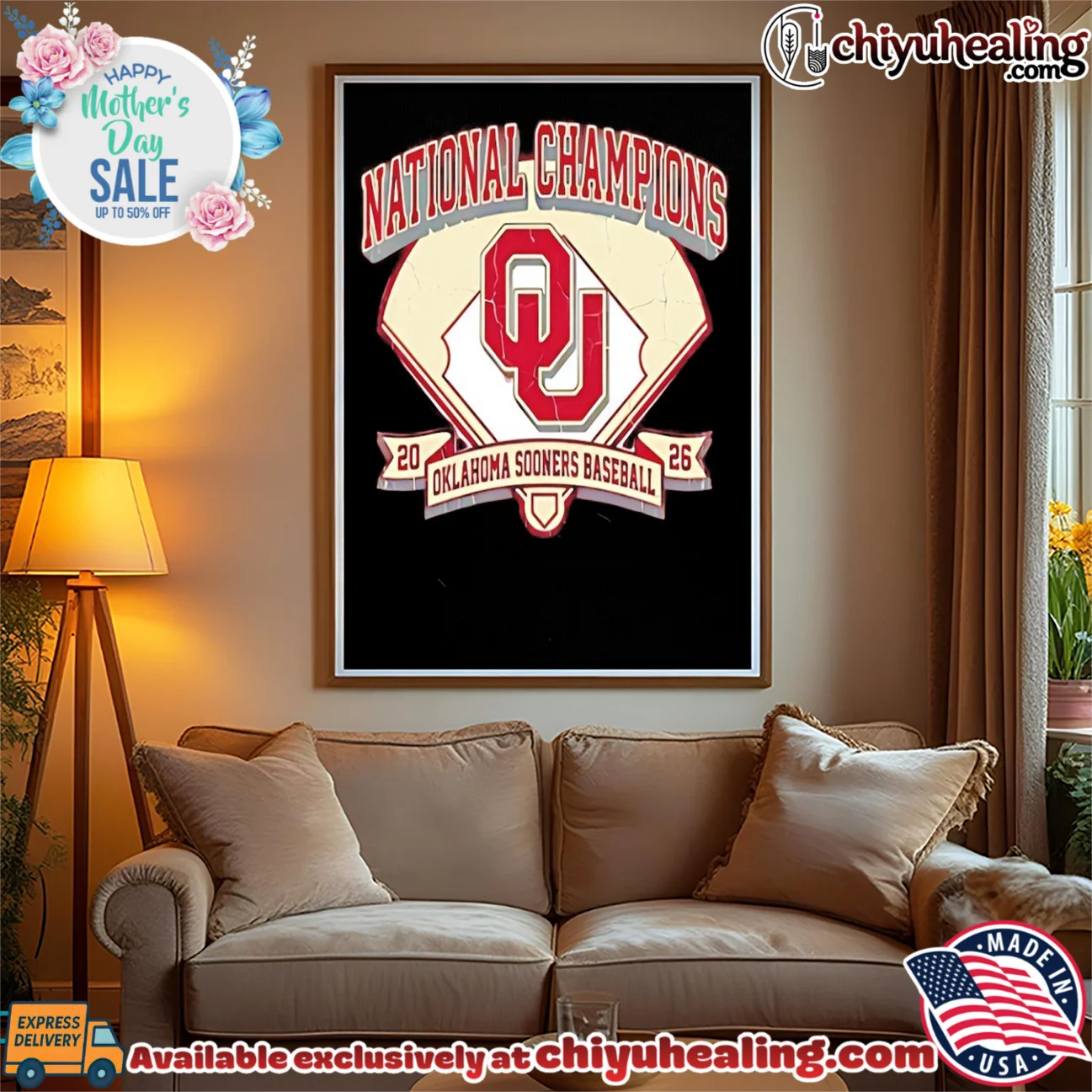 Oklahoma Sooners Baseball National Champions 2026 logo shirt & hoodie Oklahoma Sooners Baseball National Champions 2026 logo shirt & hoodie