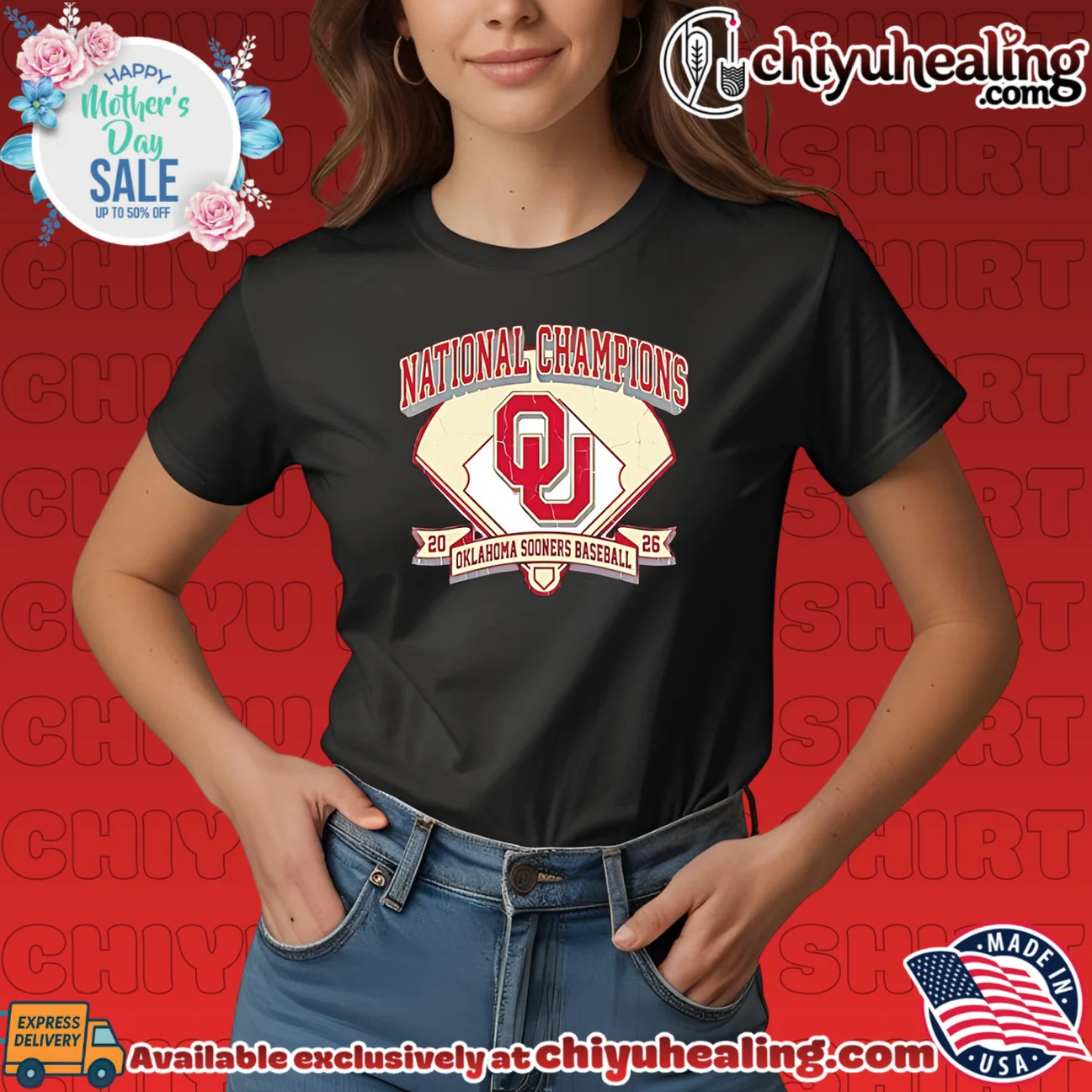 Oklahoma Sooners Baseball National Champions 2026 logo shirt & hoodie Oklahoma Sooners Baseball National Champions 2026 logo shirt & hoodie